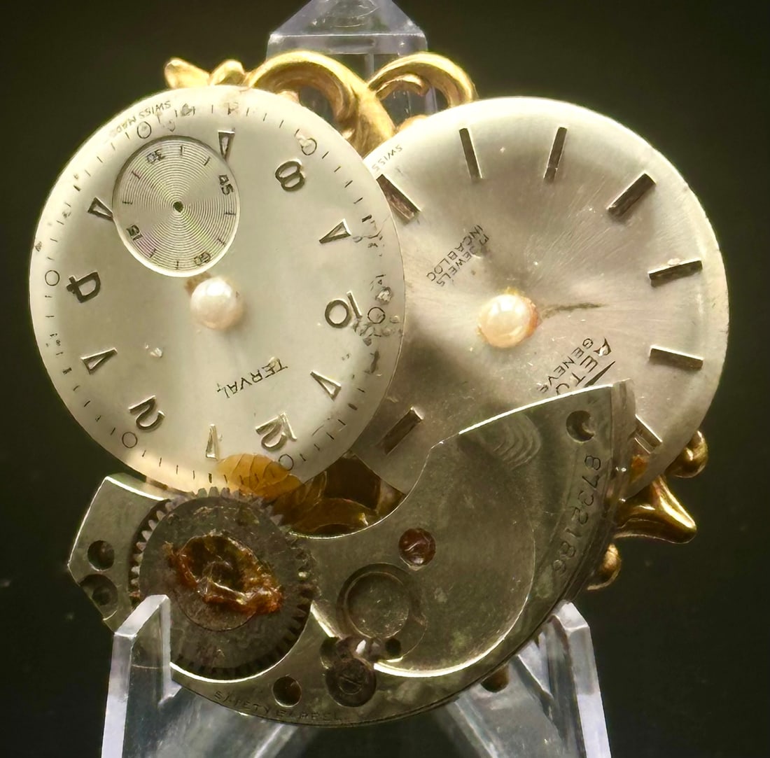 DB Signed Steampunk Swiss Watch Movement Brooch (1 of 10)