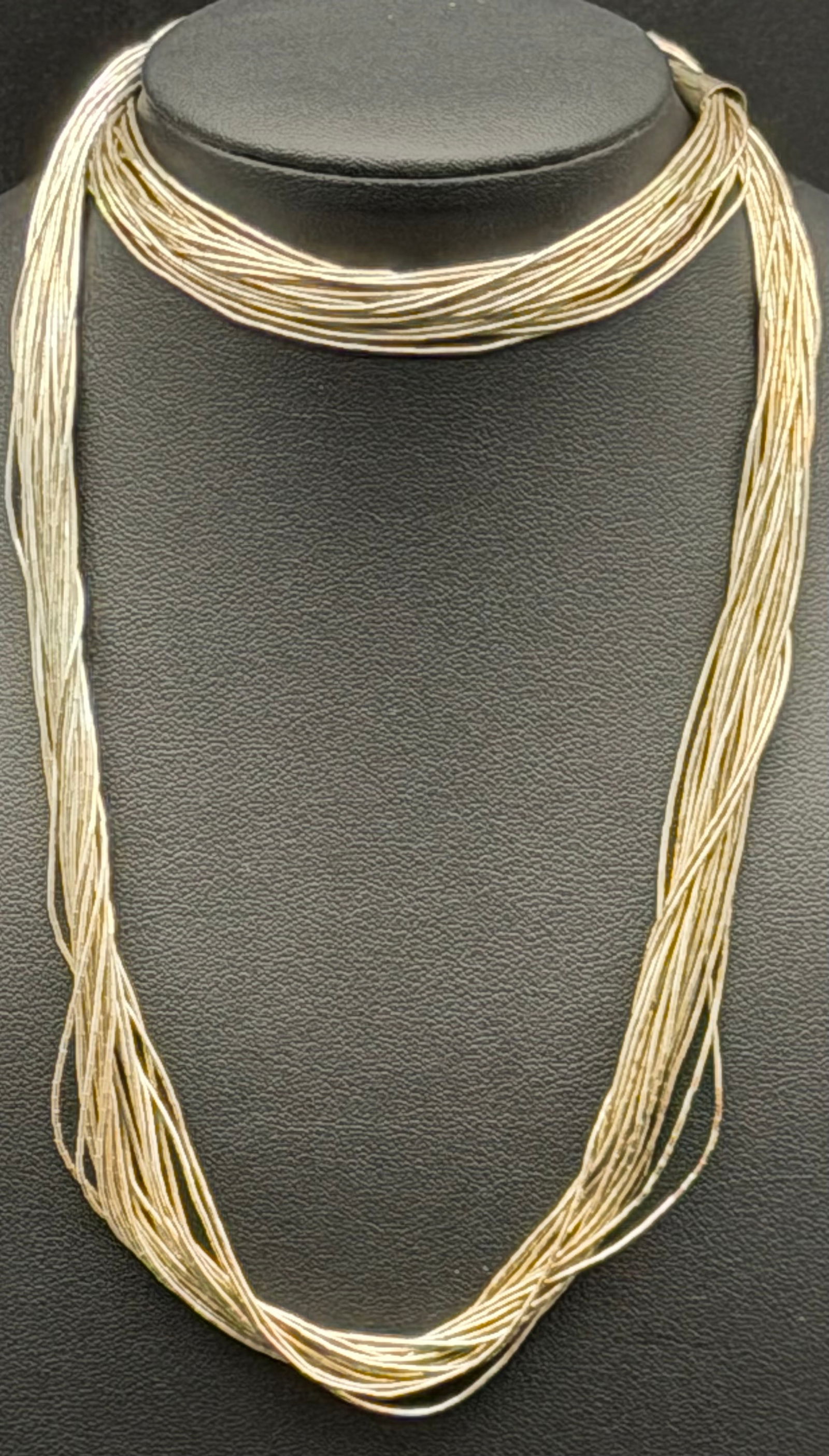 Vintage Sterling Silver Necklace w/ Cones – 925, 24g (1 of 8)