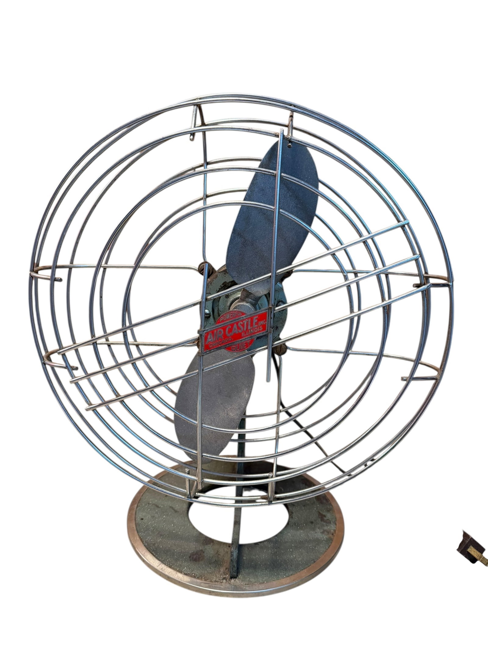 Vintage Antique Air Castle Model 14H8 Electric Fan (1 of 12)