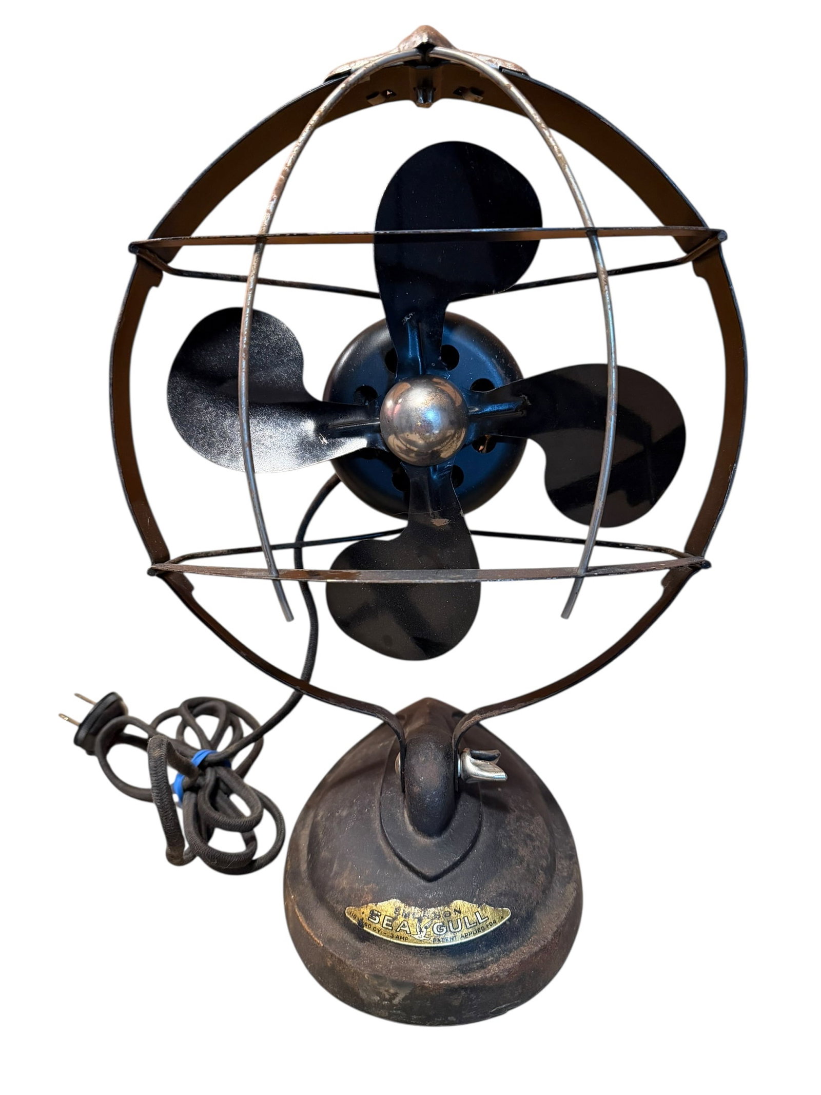 Antique Vintage Emerson Sea Gull Seagull 8” Fan - Works! (1 of 11)