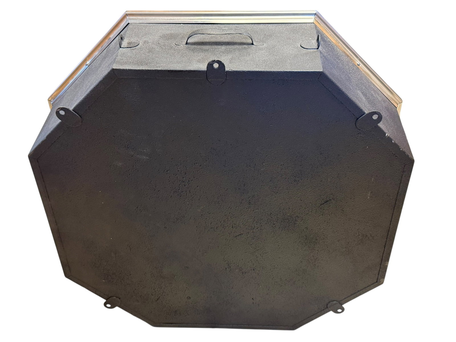 Vintage Say It In Neon Octagon Clock 25” Works! - 6