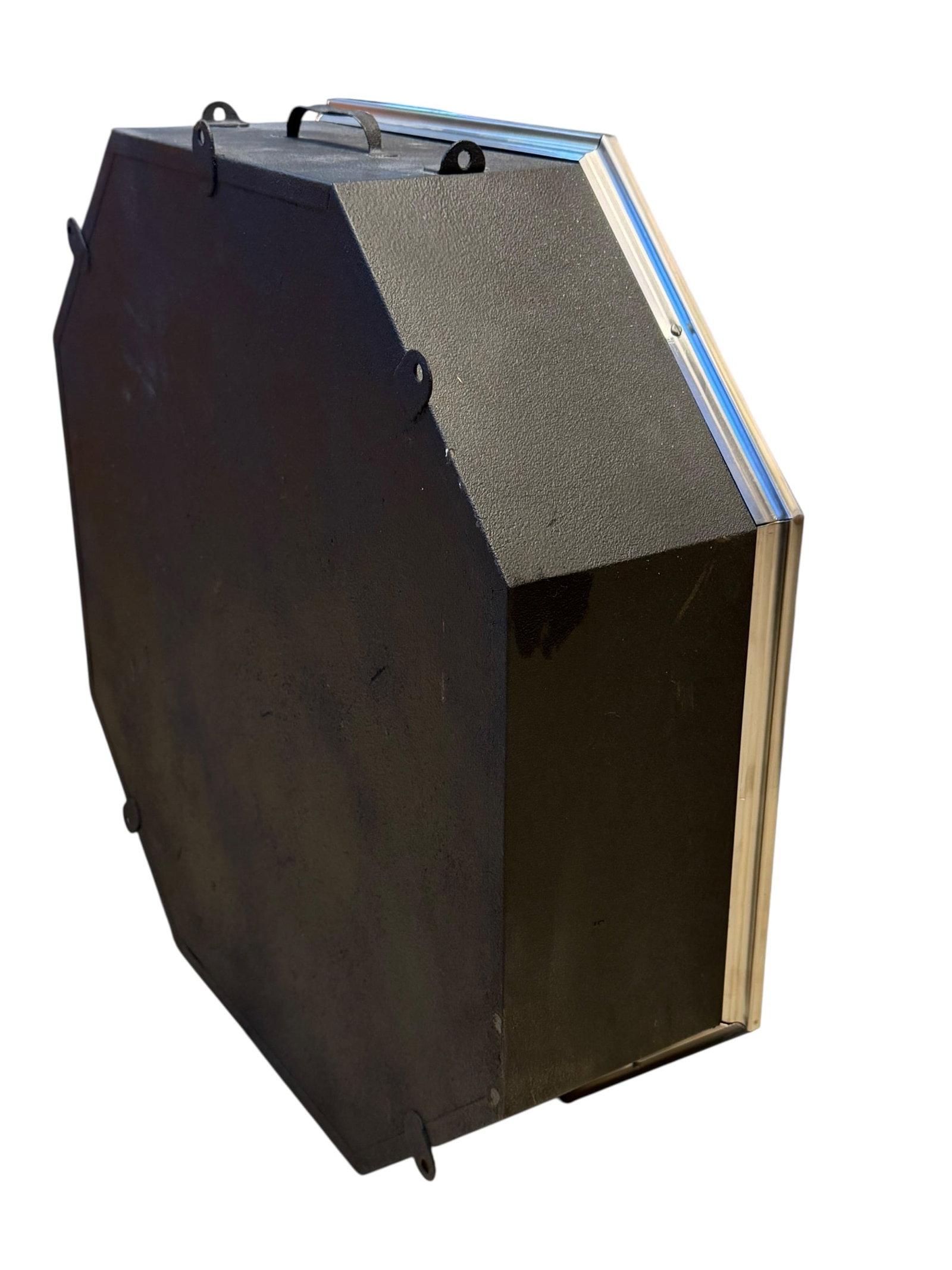 Vintage Say It In Neon Octagon Clock 25” Works! - 8