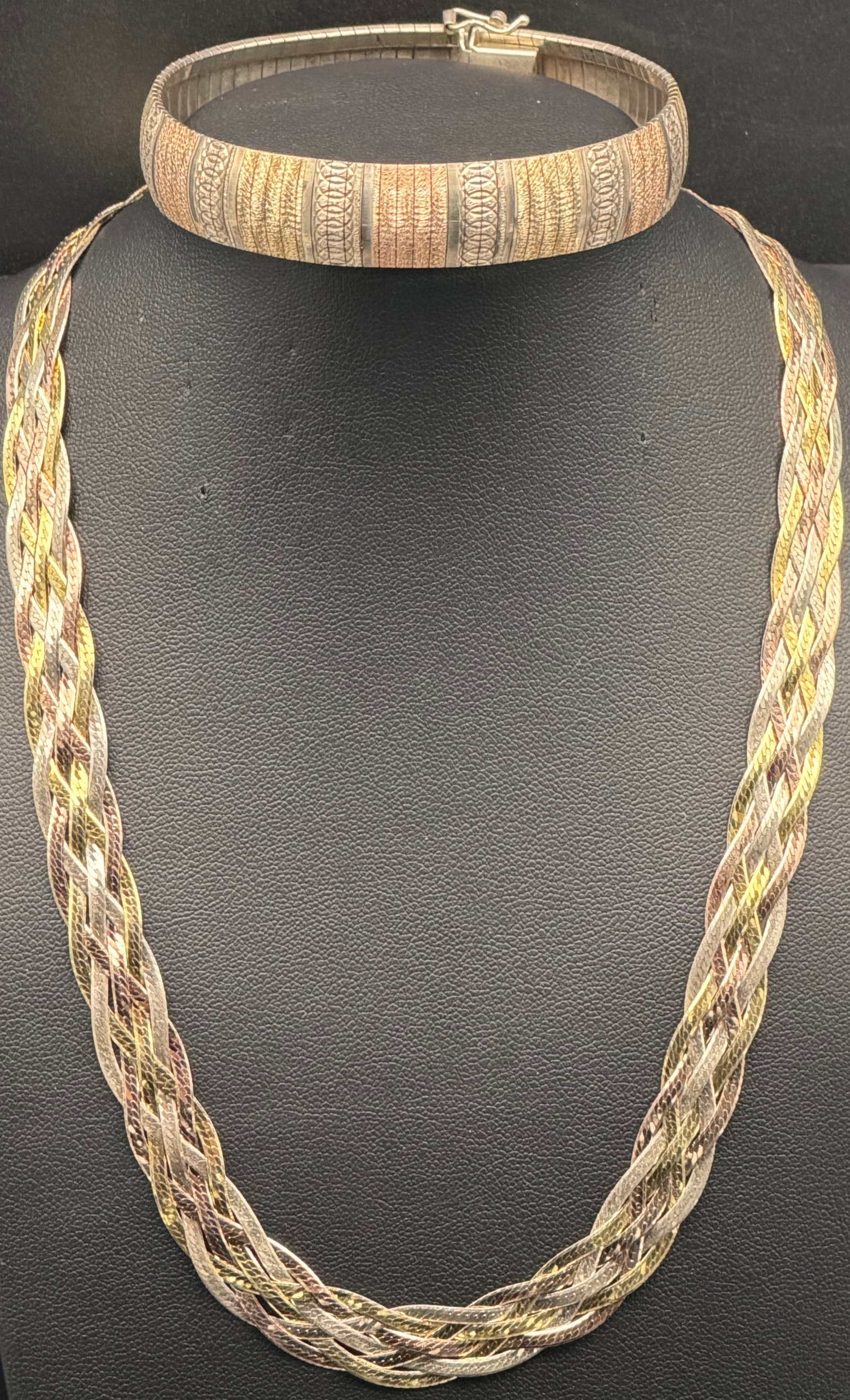 925 Italy Multi-Strand Necklace & Bracelet – 37g (1 of 12)