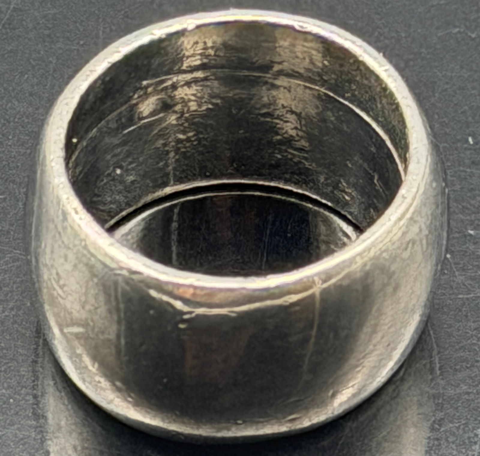 Vintage Sterling Silver Wide Band Ring (1 of 4)