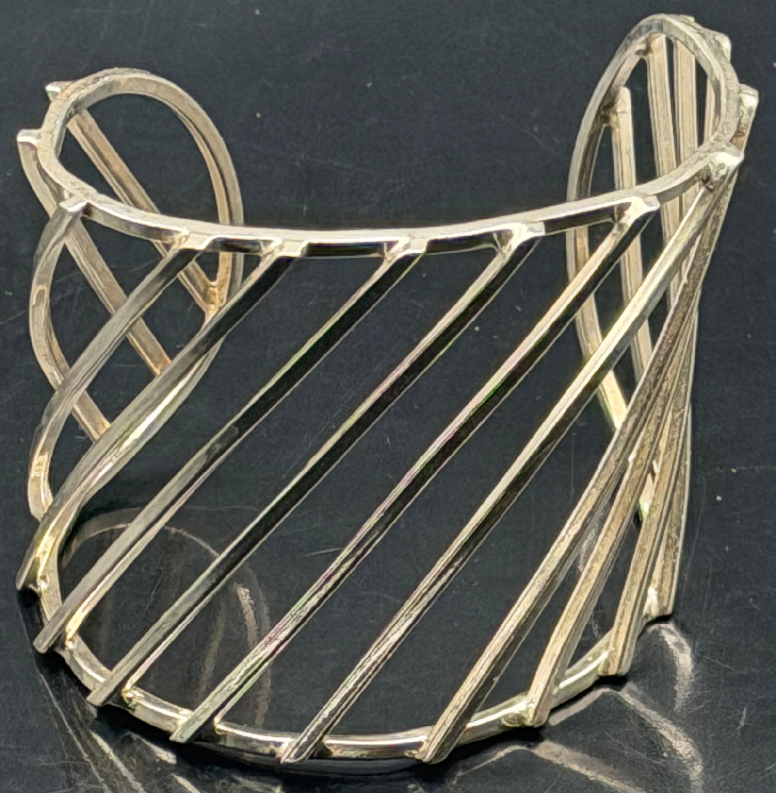 Modern Sterling Silver Cuff Bracelet – 44 (1 of 7)