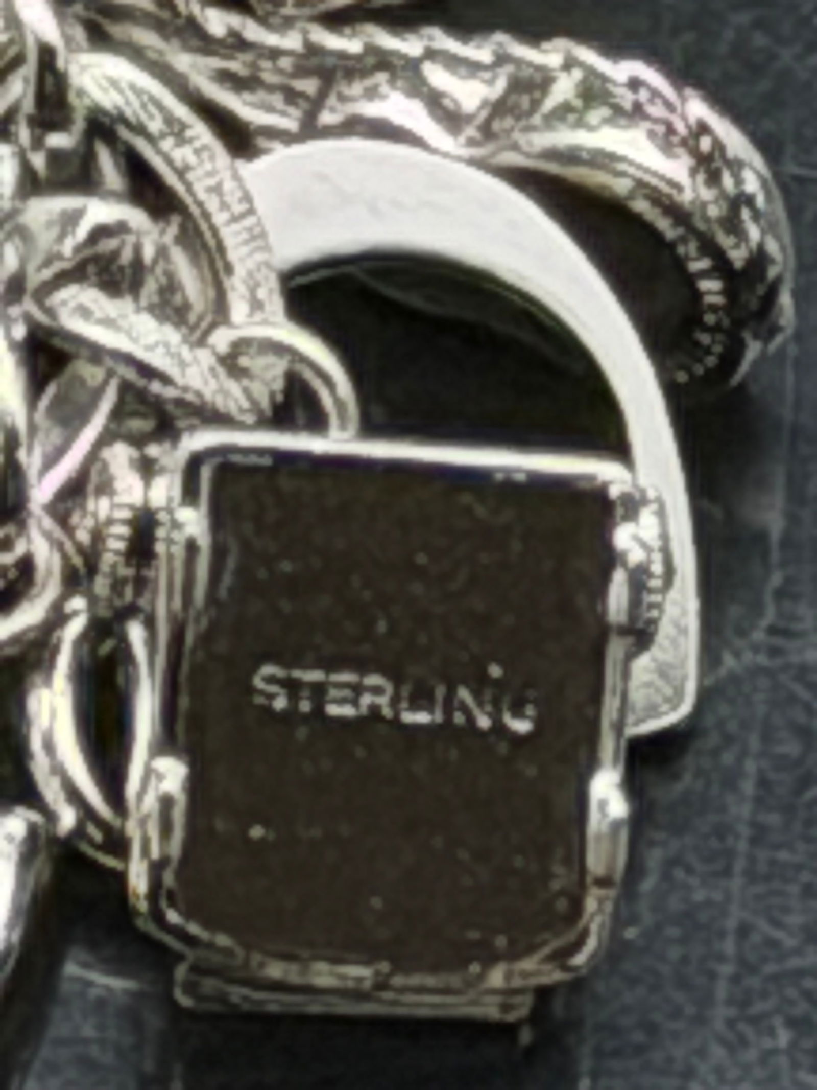 Vintage Sterling Silver Heavy Charm Bracelet 104g - 6