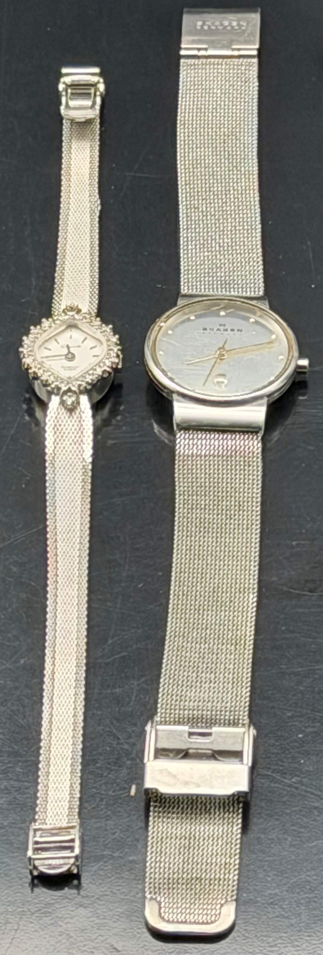 Skagen Denmark Men’s & Women’s Mesh Band Watches Stainless Steel Quartz Lot 52g (1 of 12)