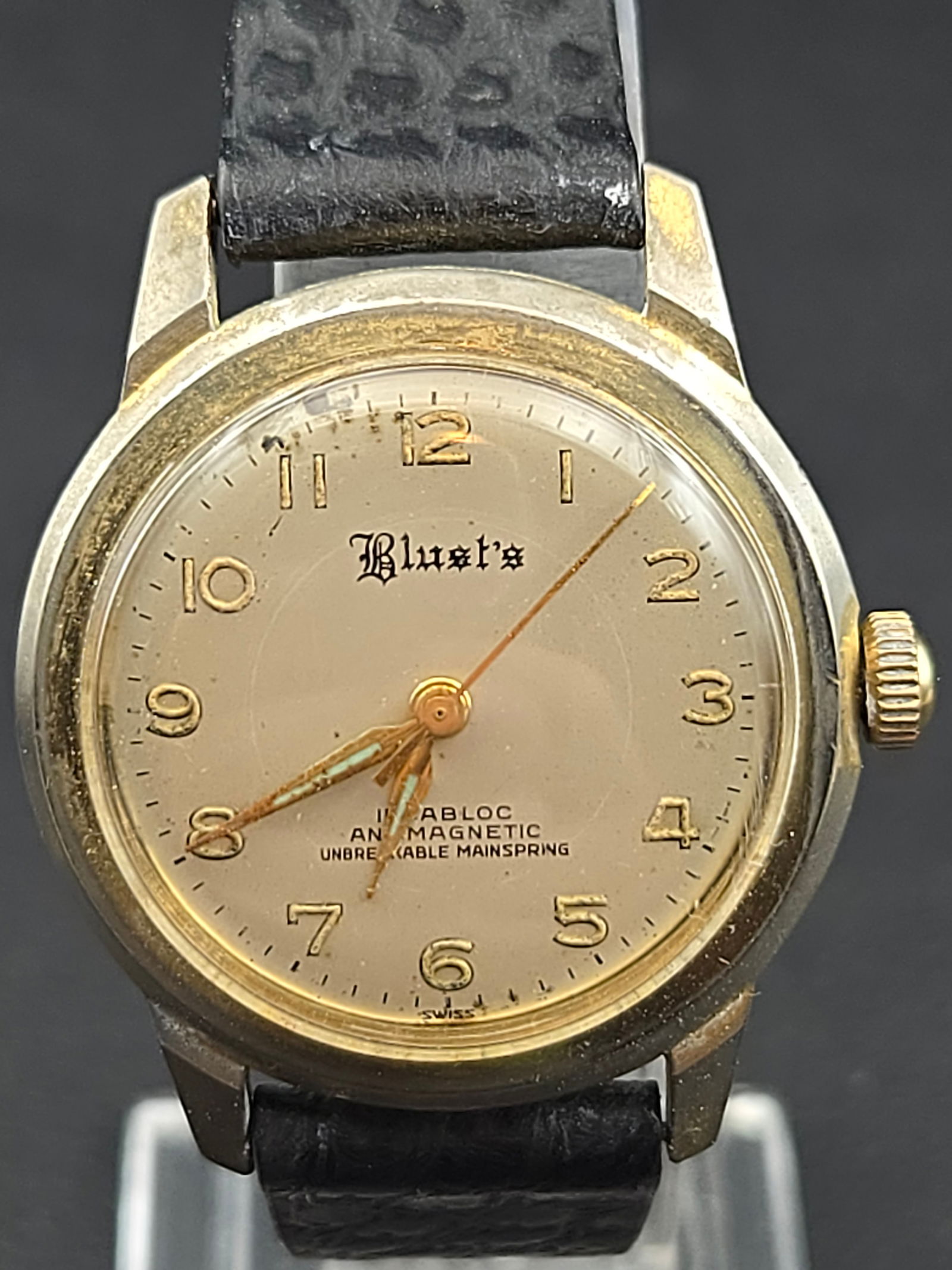 1940s Blusts Swiss 7J Antimagnetic 31mm Base Metal Case Runs (1 of 9)