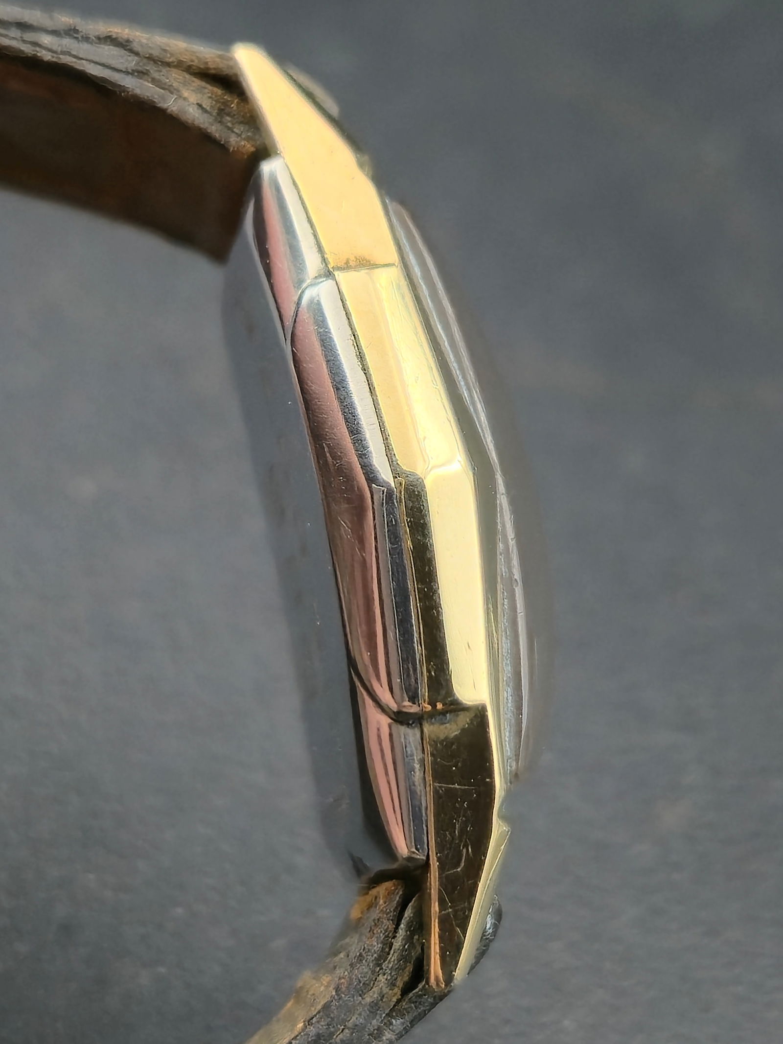 1948 Bulova Rectangular Wristwatch 10K RGP Sub Seconds Untested - 6