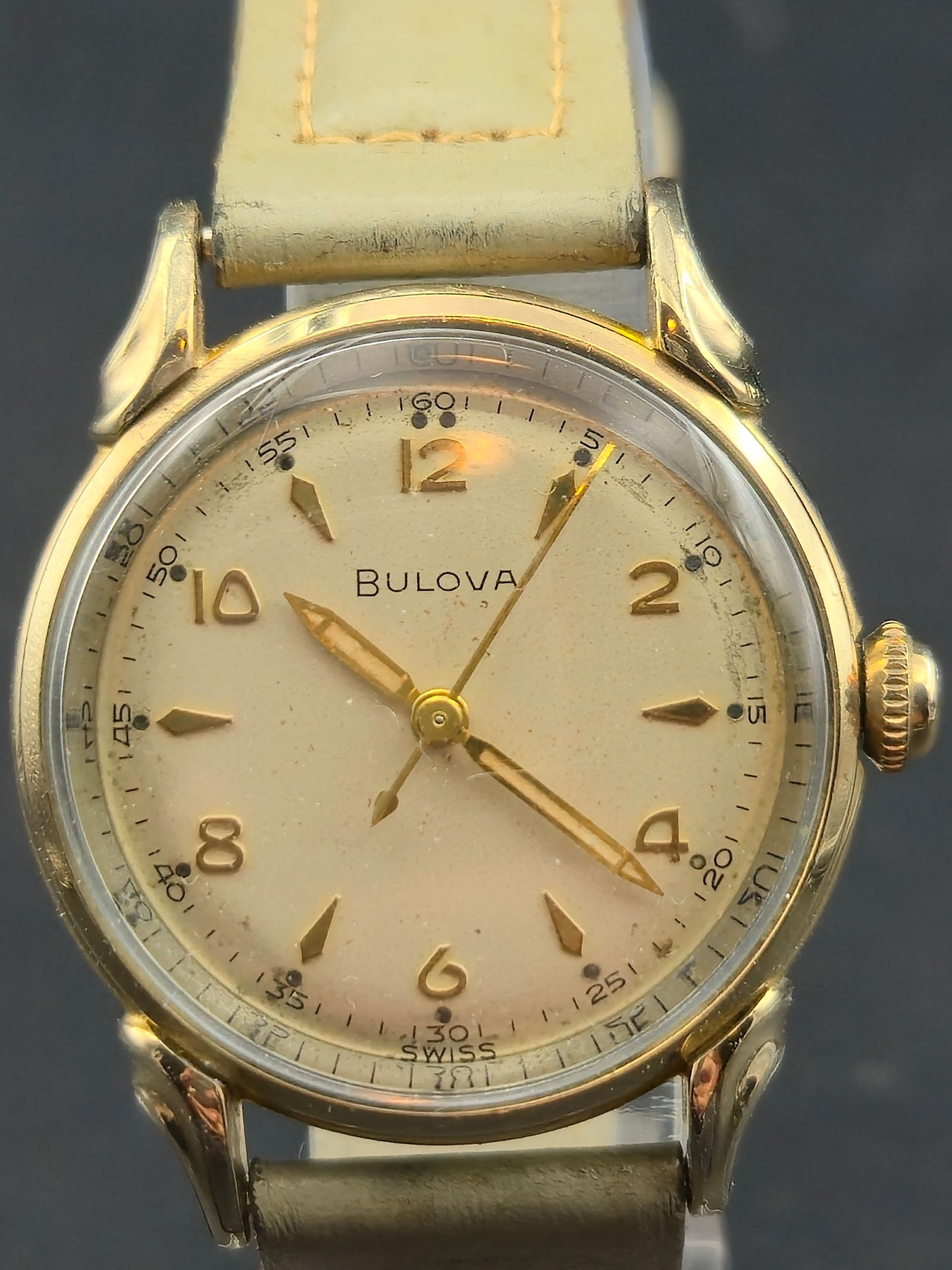 1954 Bulova L4 10K RGP Bezel Stainless Back Swiss 17J Manual Wind 10BUC 31.45mm (1 of 10)