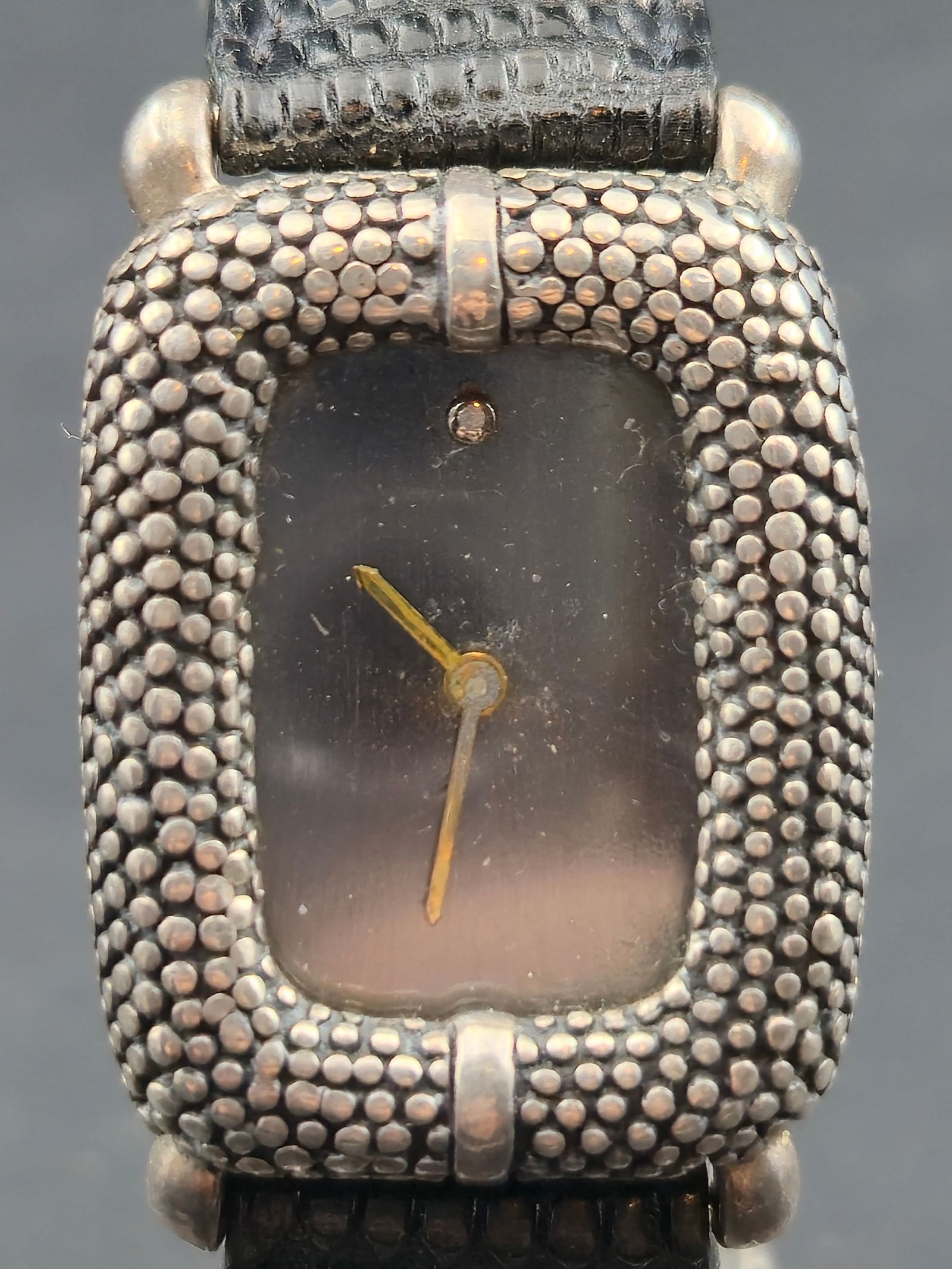 1990s Marberg 925 Sterling Silver 24mm Swiss Quartz Watch (1 of 12)