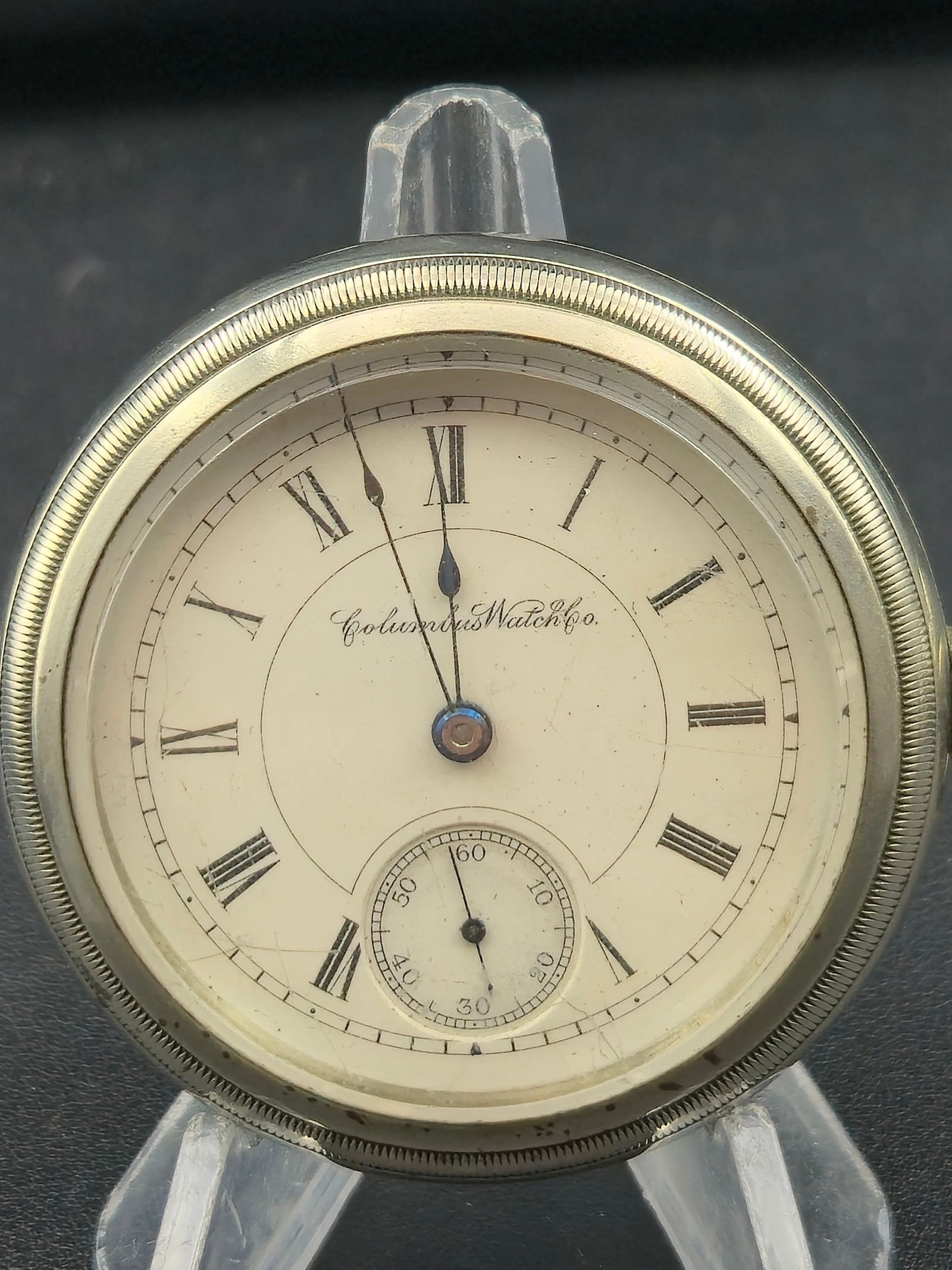 1891 Columbus Model 2 18s 15J Sidewinder Lever Set 198801 (1 of 8)