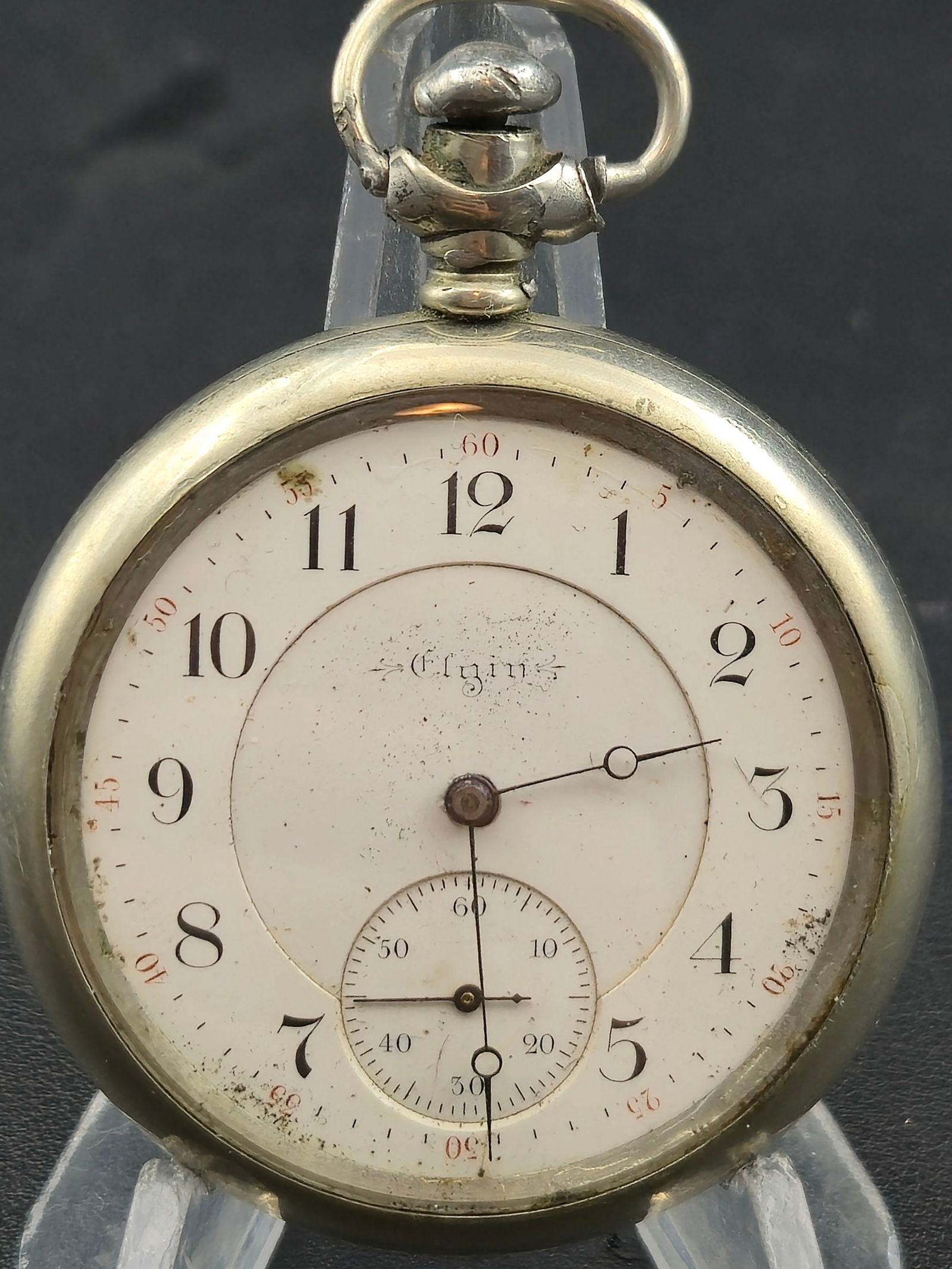 1896 Elgin Grade 161 Model 7 16s 17J Railroad Class F Keystone Silveroid Runs (1 of 8)