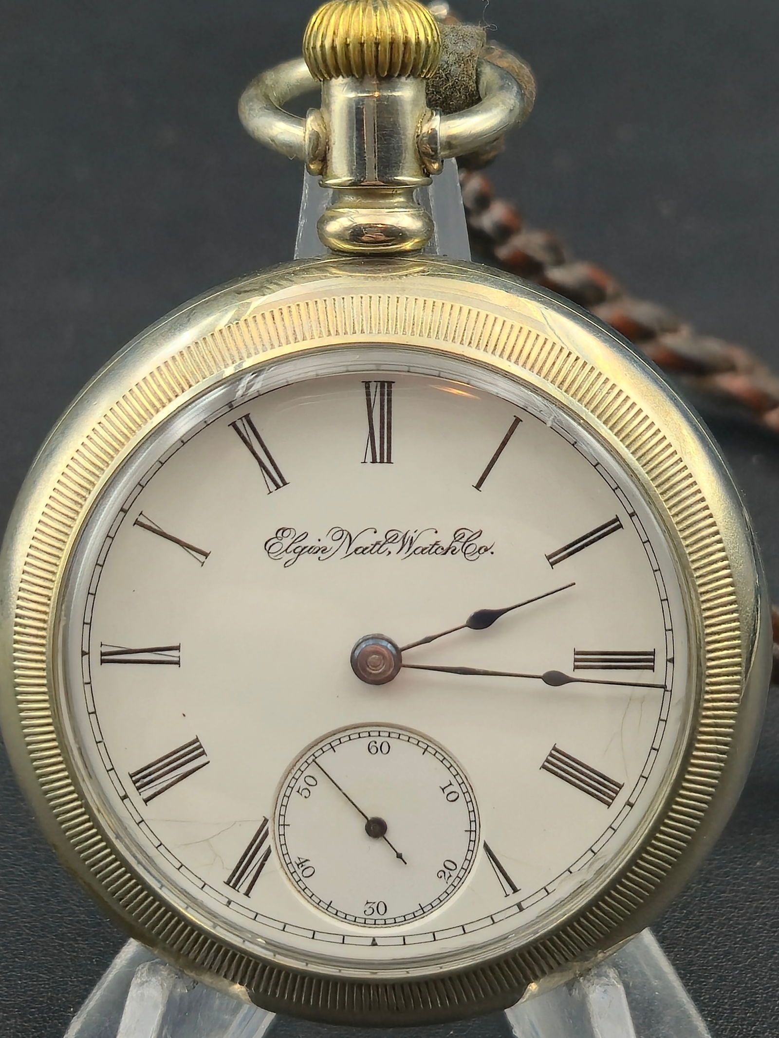 1894 Elgin Grade 73 Model 5 18s 7J Dueber Silverine Case Running (1 of 11)