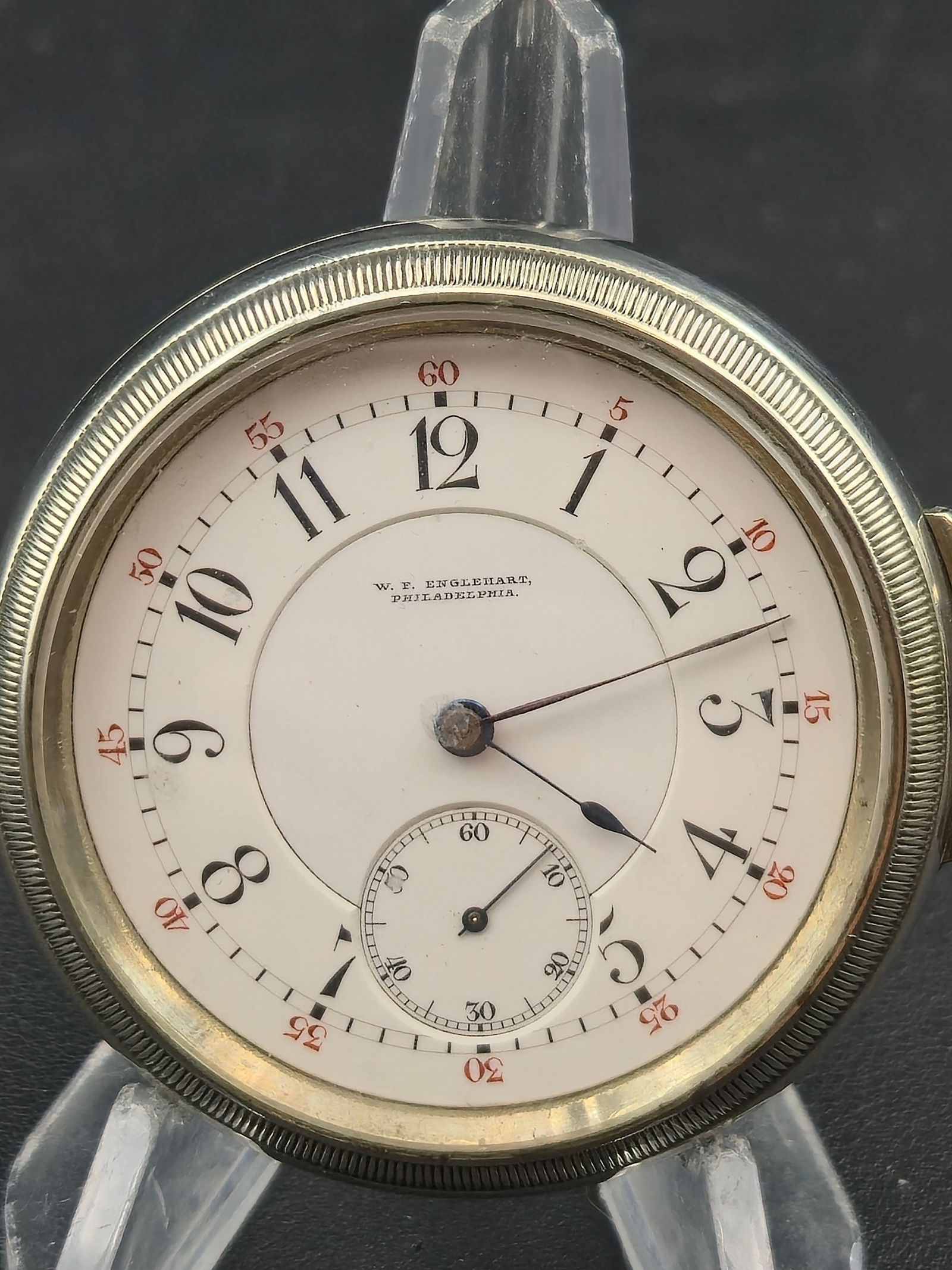 W.F. Englehart Philadelphia 18s Swiss Hunting Sidewinder Nickelode Running (1 of 8)