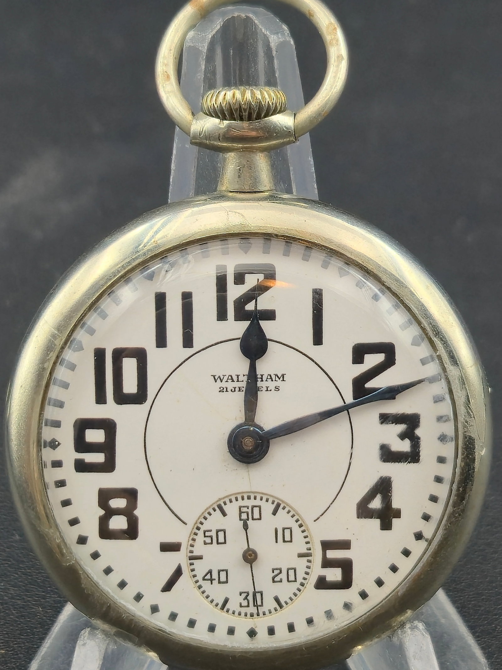 1932 Waltham Riverside Model 1908 16s 21J Pocket Watch 27661387 Running (1 of 7)