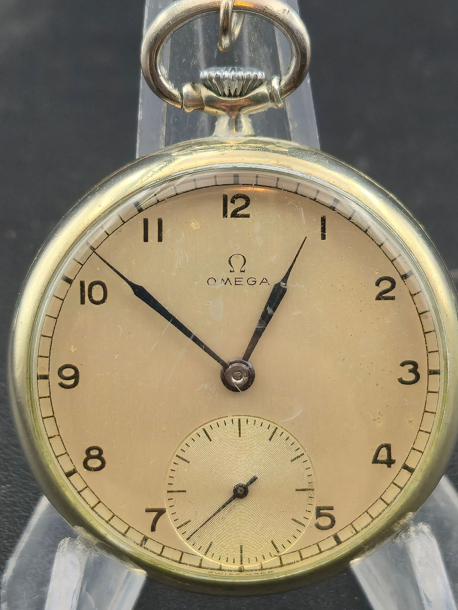 1903 Omega 15 Jewel Swiss Pocket Watch 10564176 43mm Running (1 of 9)