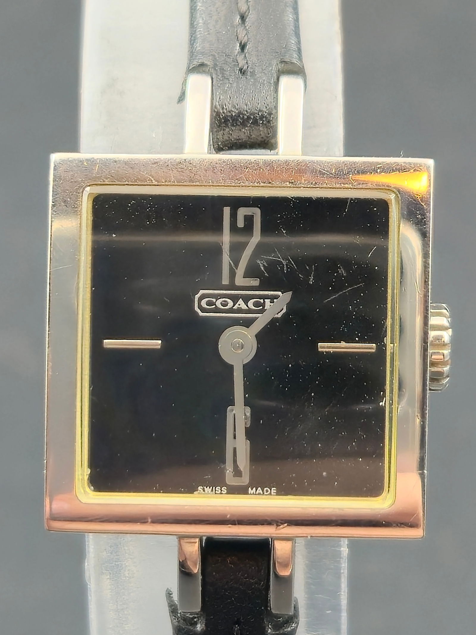 Coach 0202 6.481.399 Black Dial Tank 20mm Quartz (1 of 7)