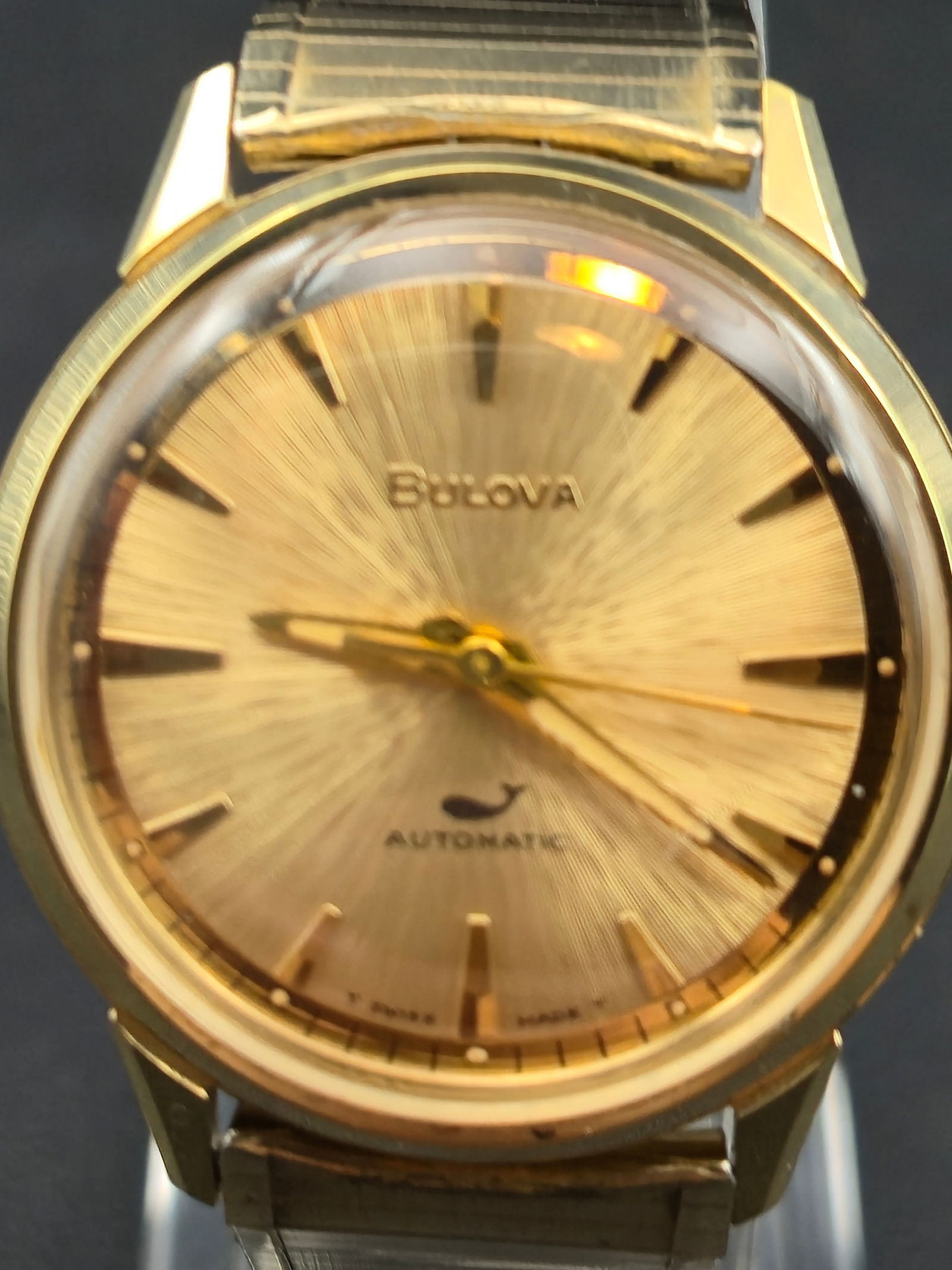 Bulova Sea King Whale M9 1969 Automatic Loyal Service Telemet 25J 10K GF (1 of 12)