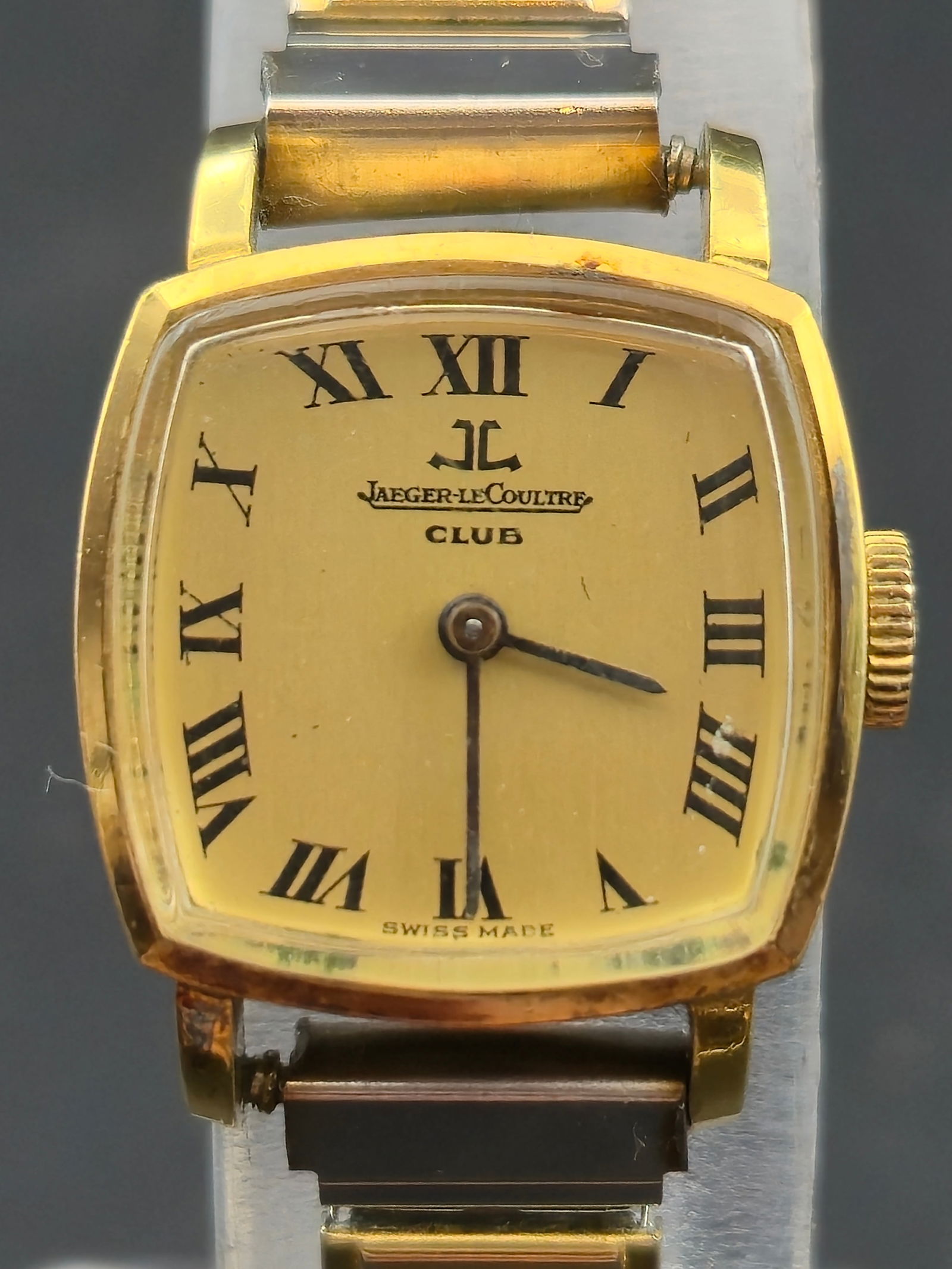1950s Jaeger LeCoultre Club Ref 100506 17mm Gold Plate Running (1 of 11)