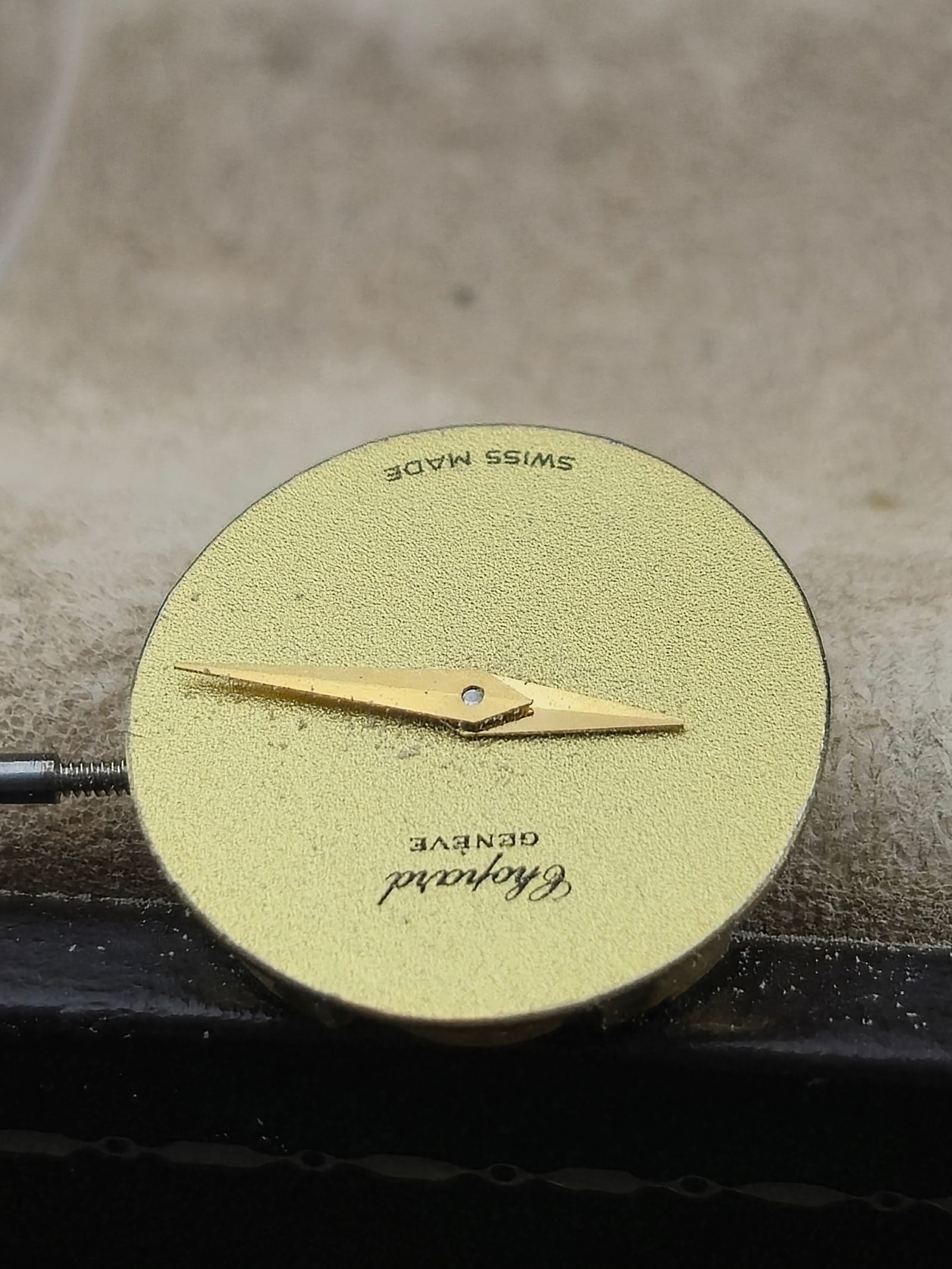 Chopard Geneve 17J Manual Wind Movement Dial Crown Stem Crystal Inner Bezel Box 13mm Runs (1 of 10)