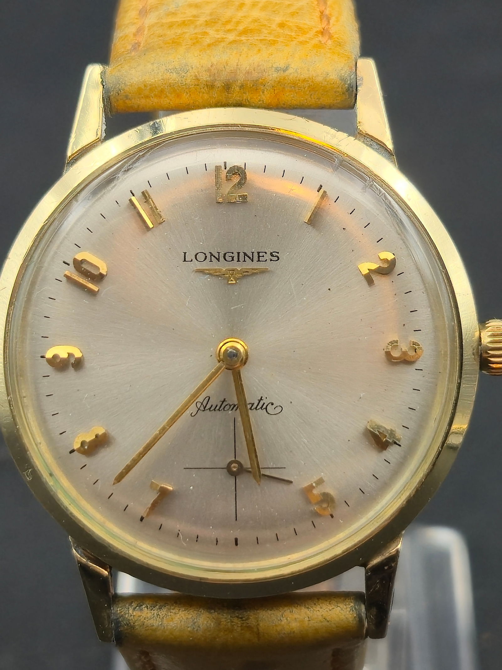 1950s Longines Grand Prize Automatic B30 34mm 10K Gold Filled Stainless Back Sub Seconds Running (1 of 10)