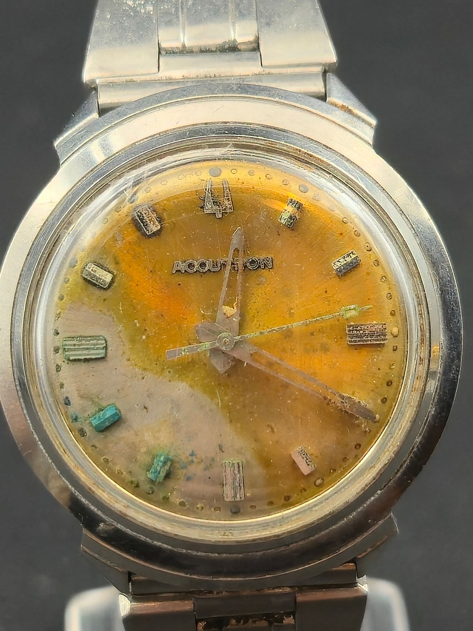 1967 Bulova Accutron 214 D31128 35mm Stainless Steel Running (1 of 10)