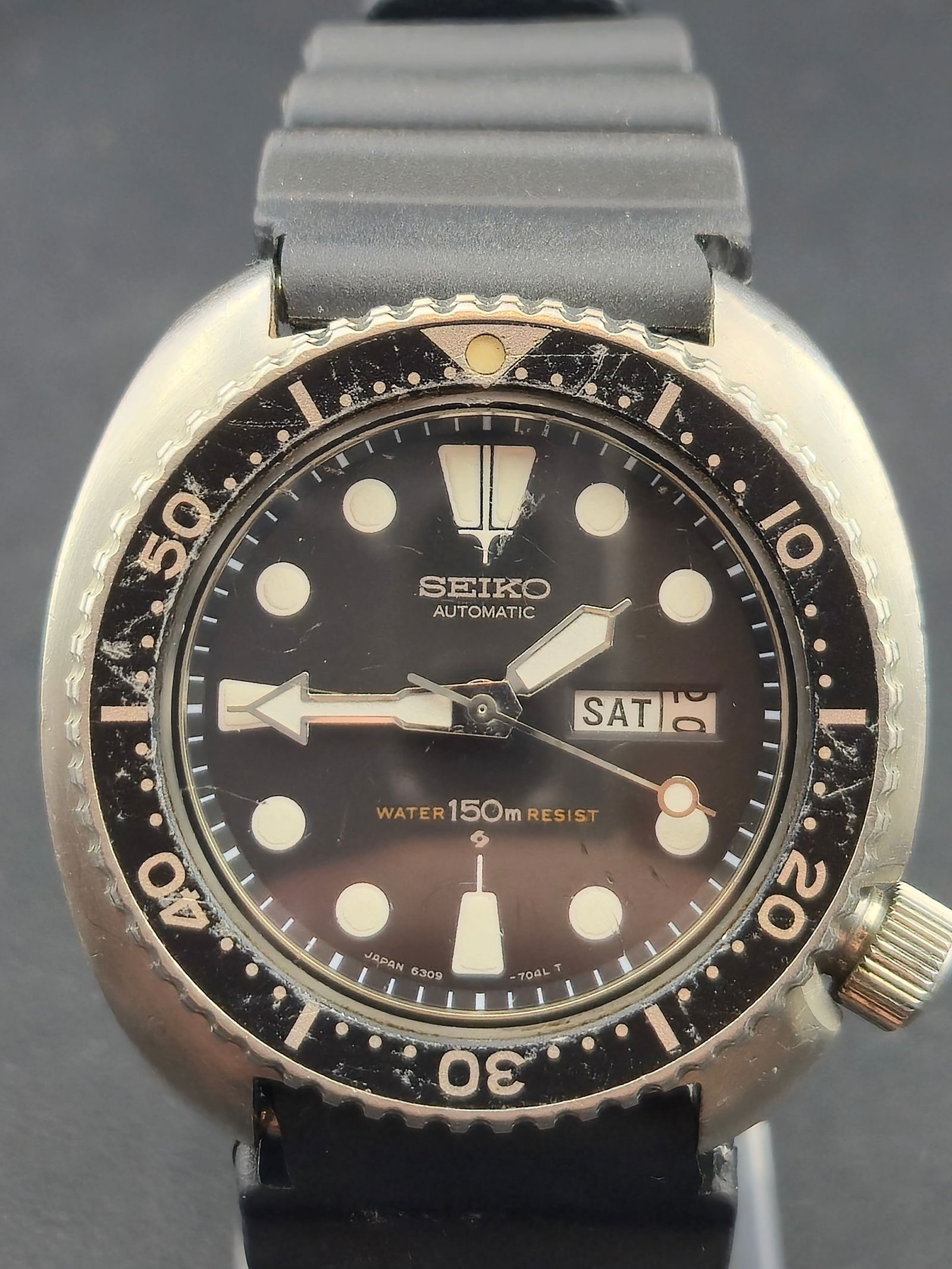 1984 Seiko 6309 7049 Turtle 150m Diver 43mm Automatic Running (1 of 8)