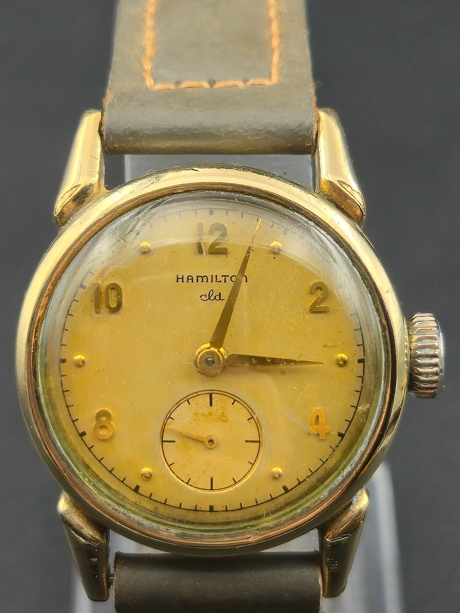 1950 Hamilton CDL Langdon 747 17J 10K Gold Filled Small Seconds 29mm Running (1 of 10)