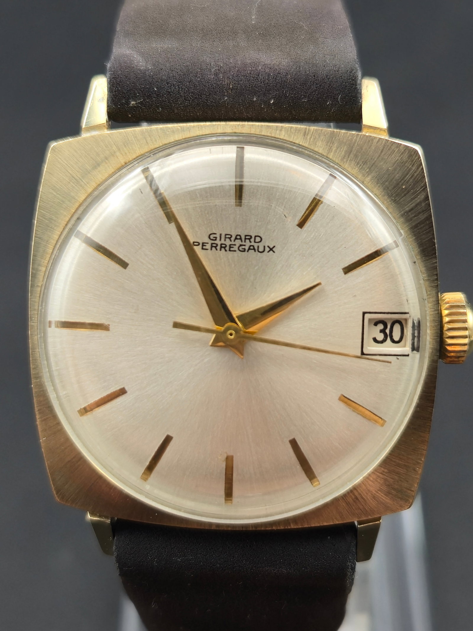 Girard Perregaux Gyromatic 10K Gold Filled 28mm Date Auto Cal 460 17J 1960s Running Vintage (1 of 12)