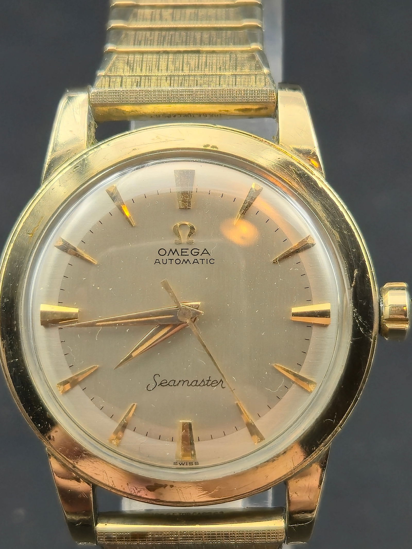 1962 Omega Seamaster Automatic Cal 500 17J 14K Gold Filled 34mm GX6250 Running (1 of 12)