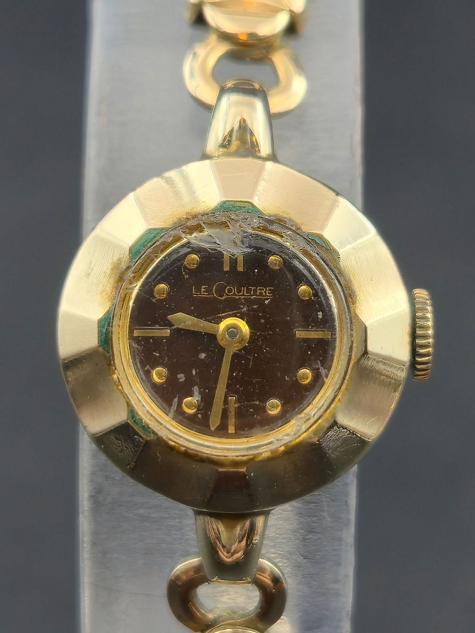 1950s LeCoultre 10K Gold Filled Ladies Watch Cal 490BW 17J U.S. Cased Running 18mm (1 of 10)