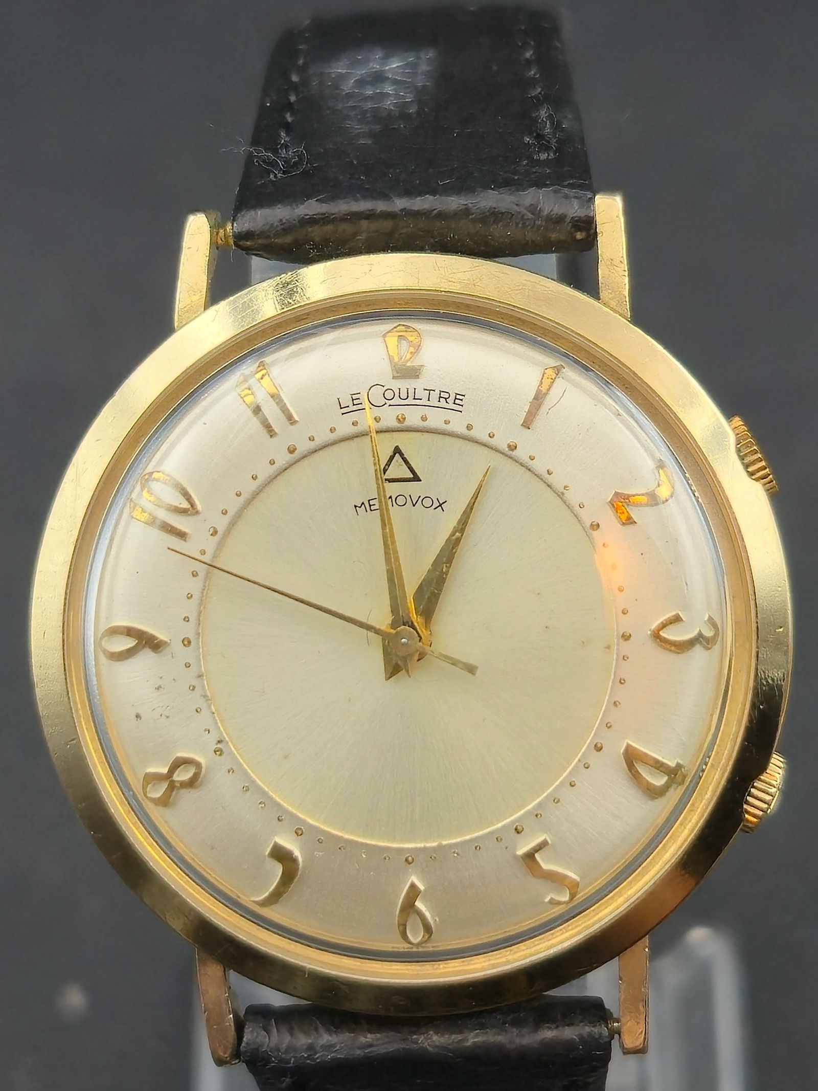 1950s LeCoultre Memovox 10K Gold Filled Cal K814 17J Alarm 34mm U.S. Cased Running (1 of 11)