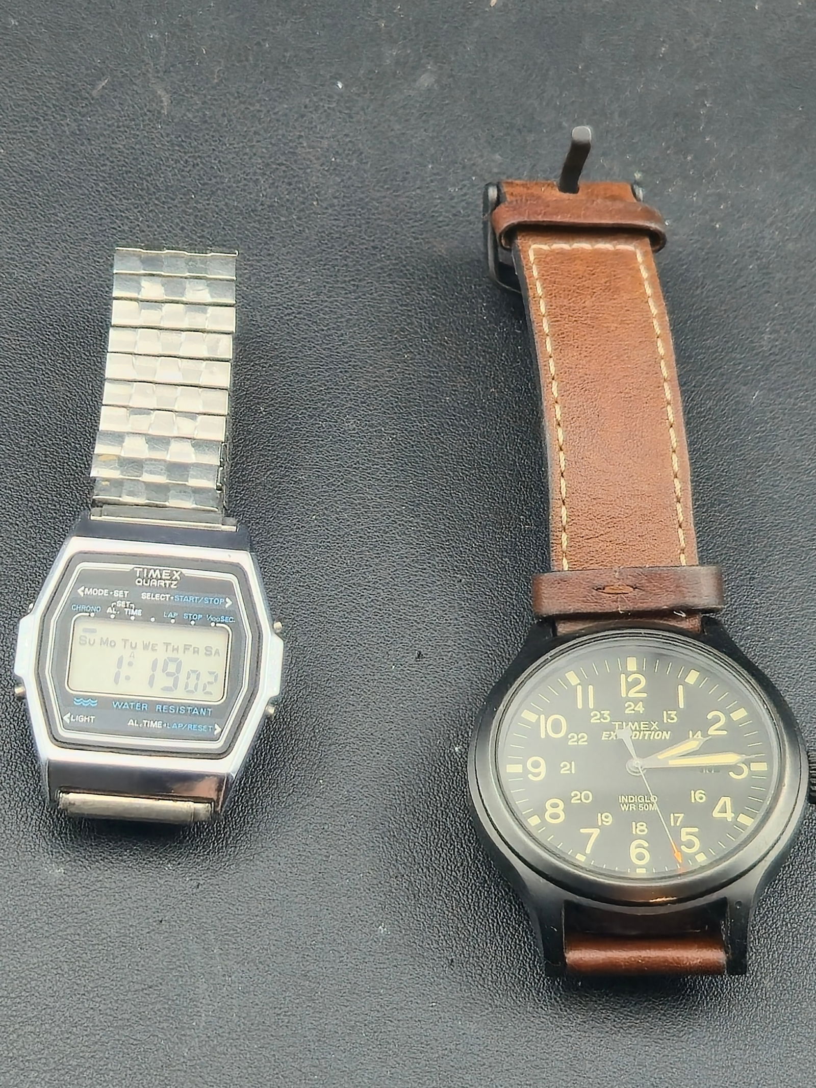 Timex Quartz Digital & Timex Expedition TW4B11300 Indiglo WR50M Both Running (1 of 5)