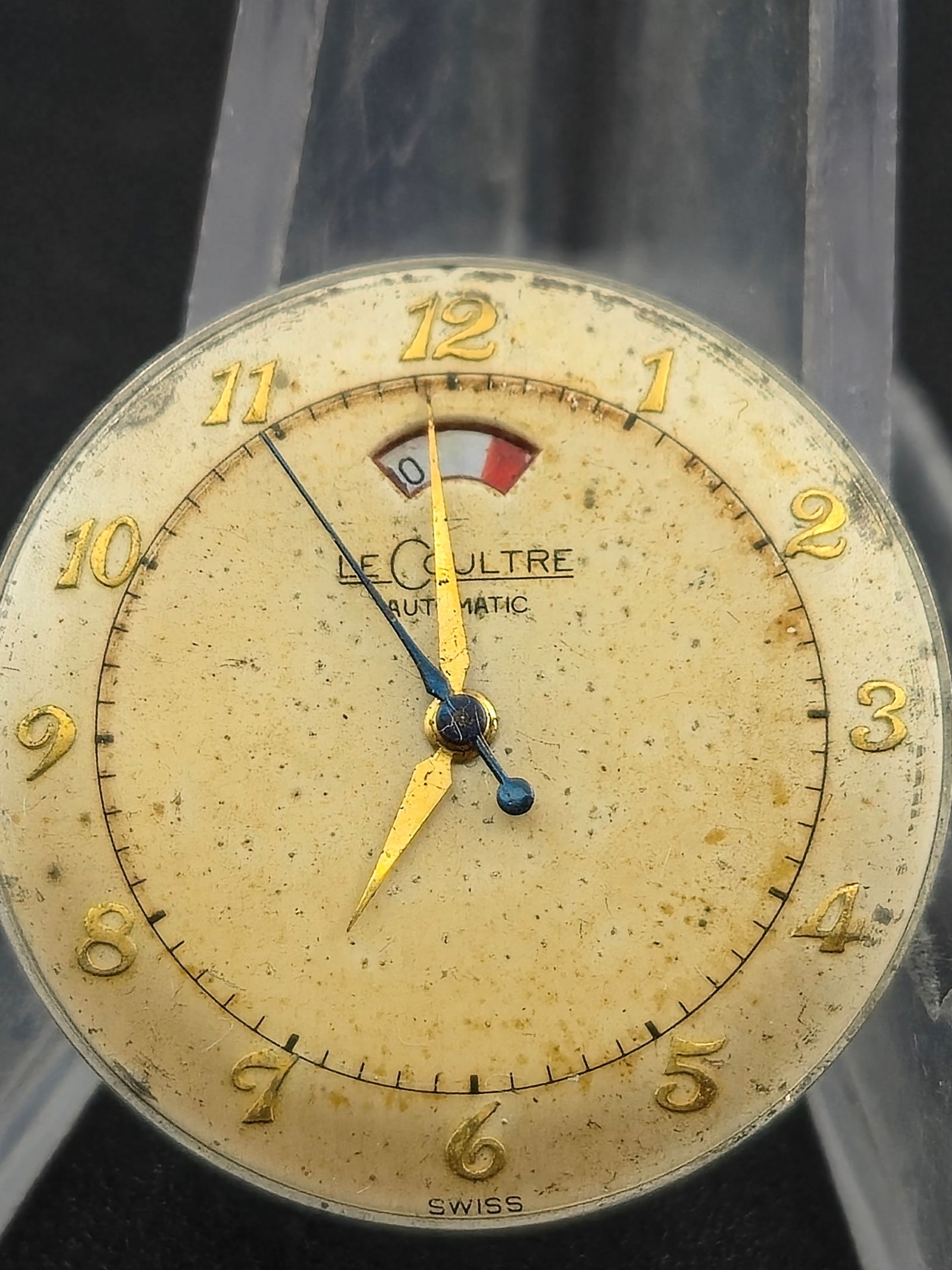 1940s LeCoultre 481 17J Bumper Automatic Power Reserve Swiss Running Movement Dial (1 of 10)