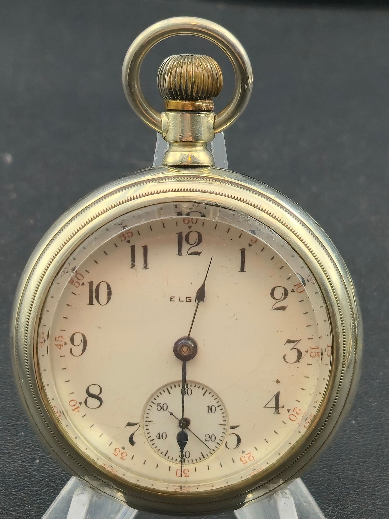 1897 Elgin Grade 170 Model 5 18s 15j Open Face Patented Case Running (1 of 8)