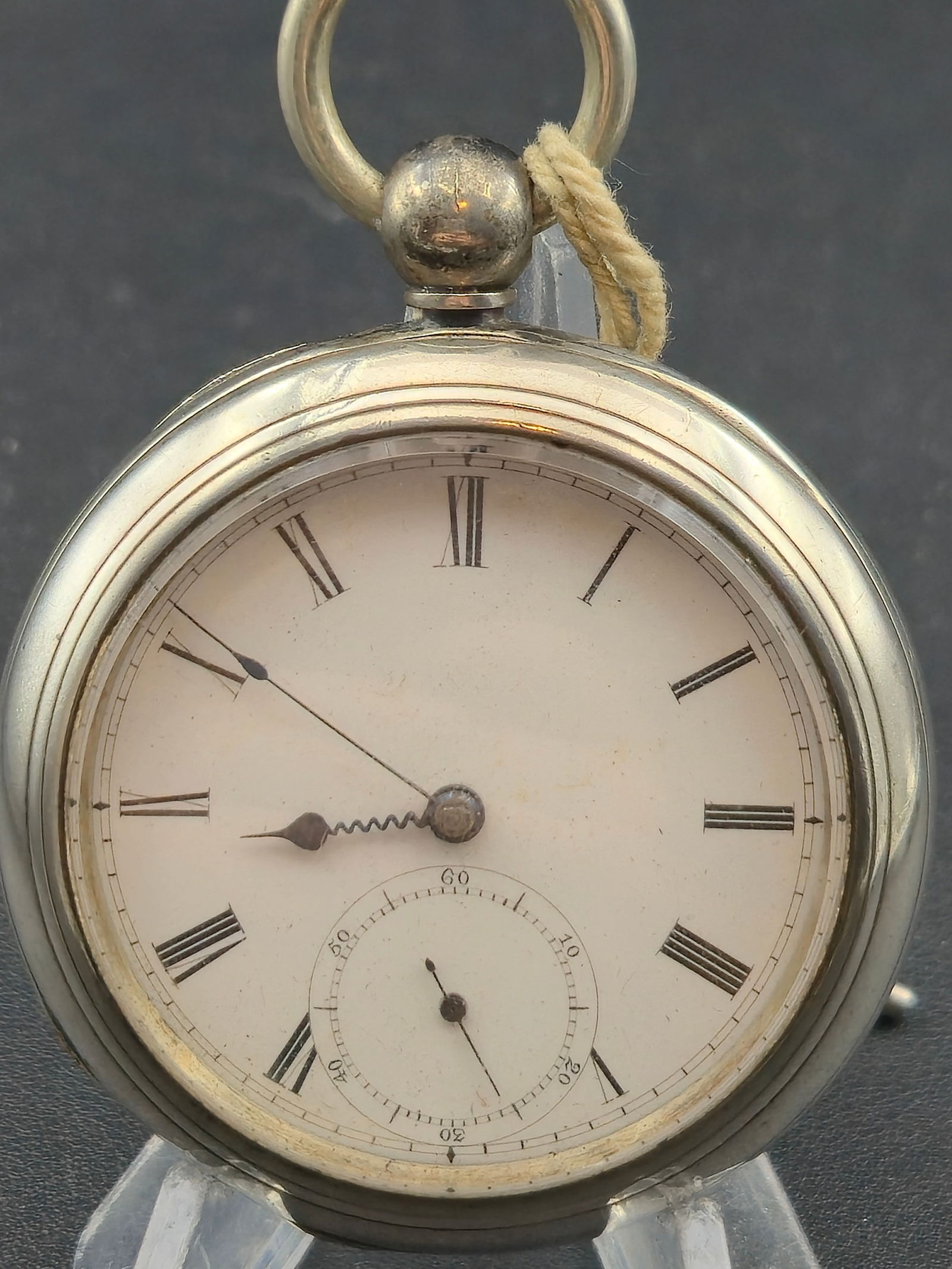 1864 Waltham Wm Ellery 18s 11j Model 1857 4oz Sterling Silver Civil War Era Pocket Watch Untested (1 of 11)