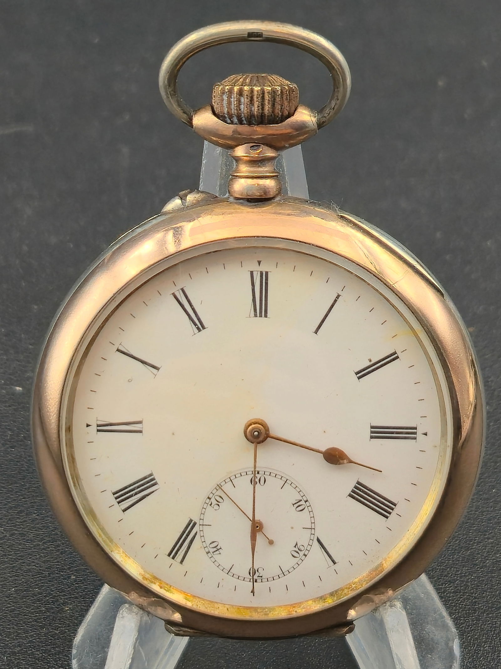 Remontoir Ancre 15 Rubis 0.800 Silver 49.68mm Bal Compensé Runs (1 of 10)