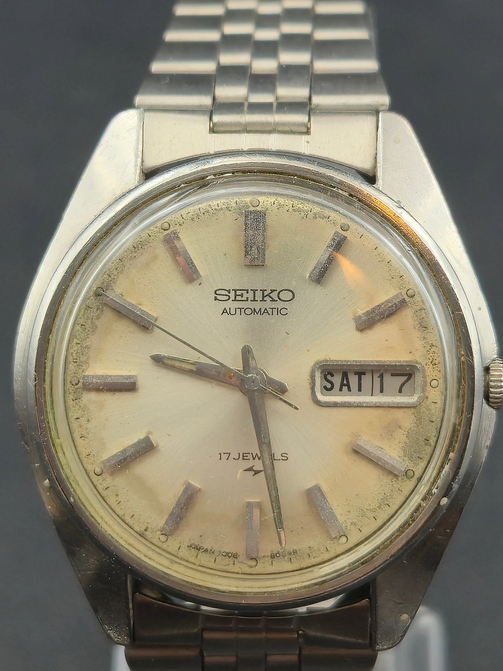1969 Seiko 7006-8007 Automatic Day Date 17J Stainless Steel 37mm Running (1 of 11)