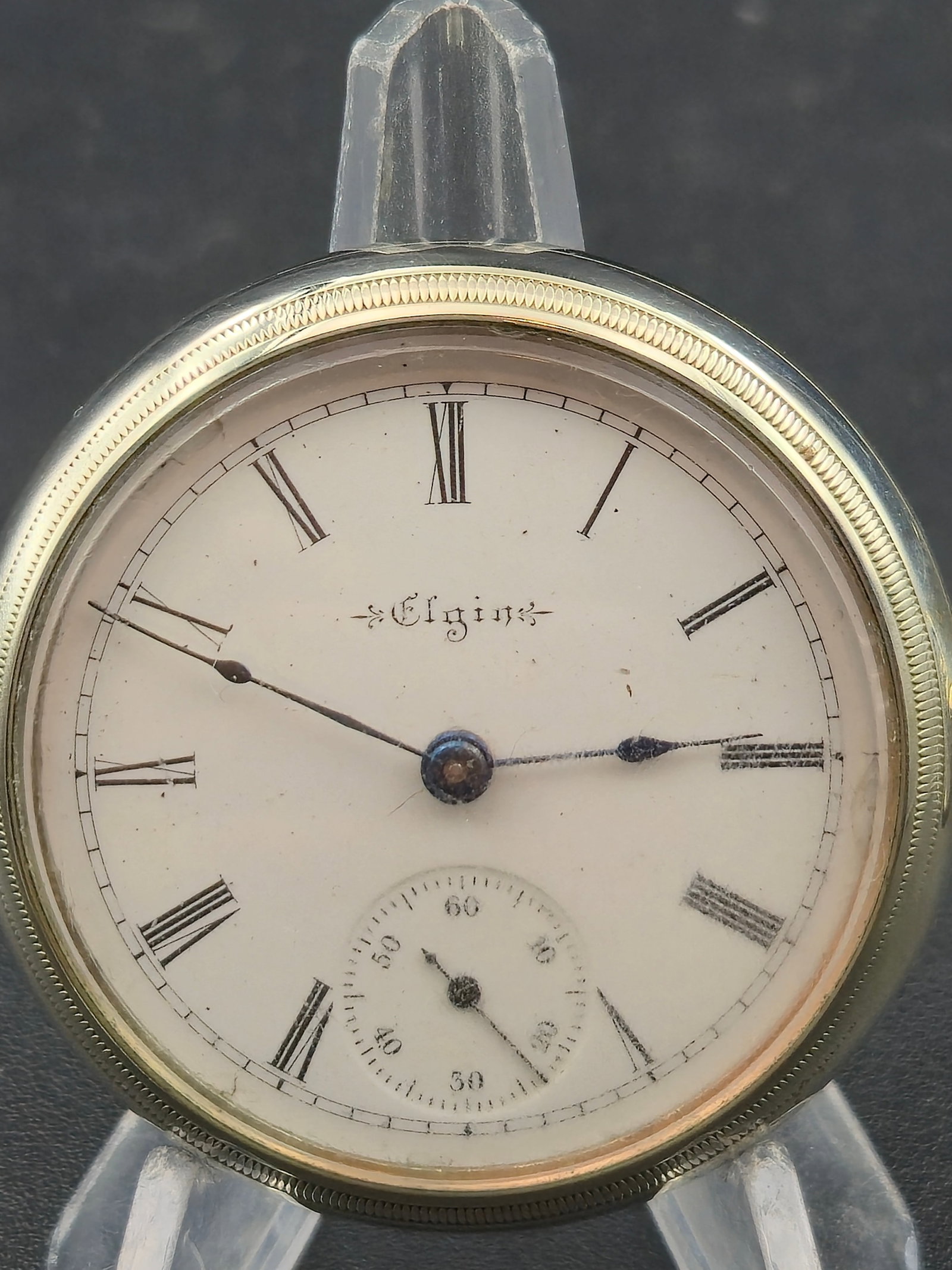 1900 Elgin Grade 207 Model 4 18s 7J Pocket Watch Serial 8541283 Lever Set Runs (1 of 11)