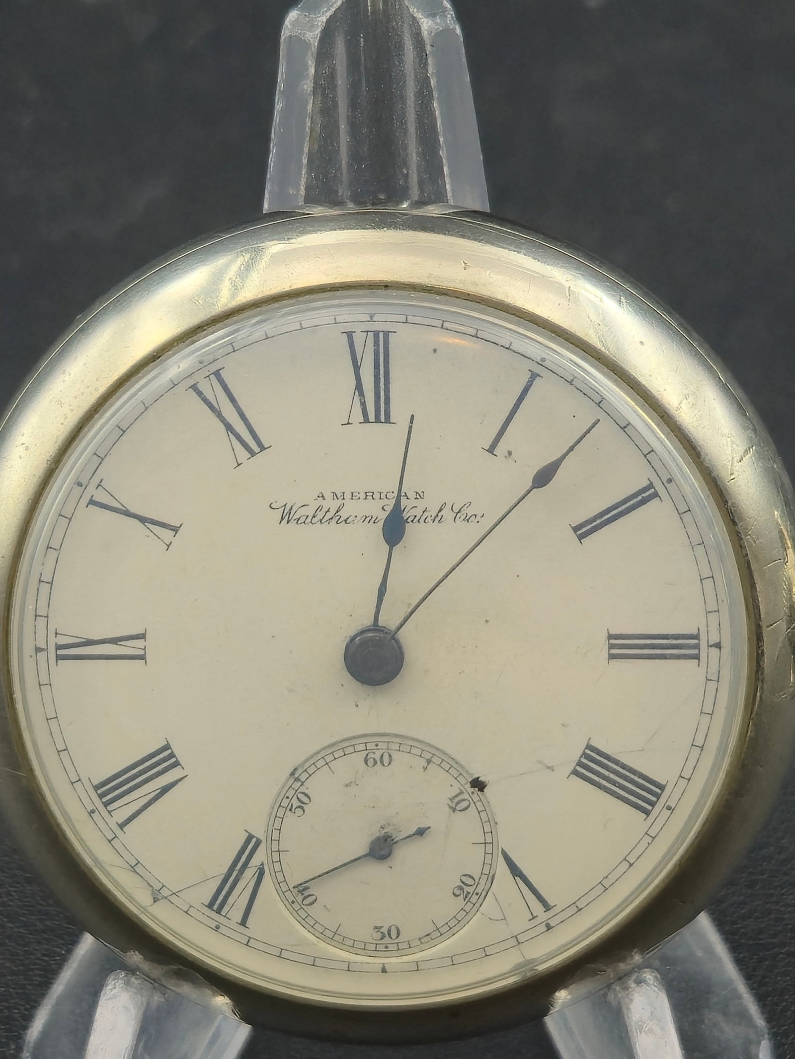 1892 Waltham Grade 3 Model 1883 18s 11J Sidewinder Pocket Watch Roman Dial Fahys (1 of 6)