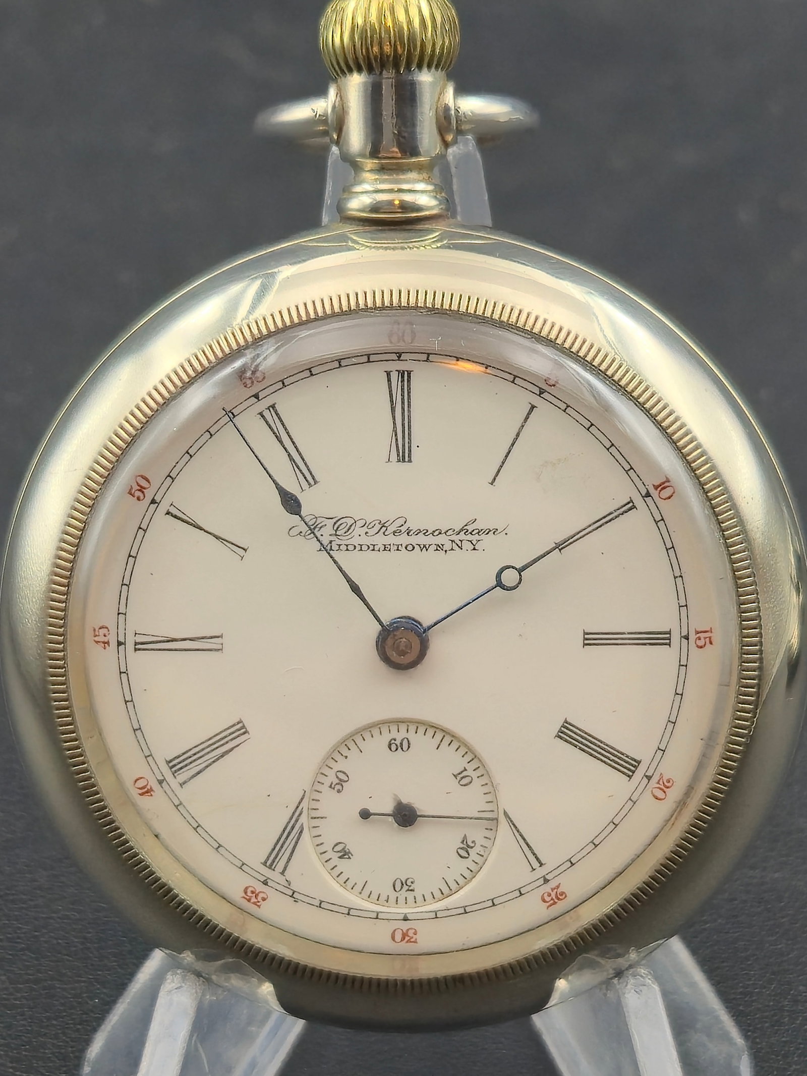 1895 Illinois Grade 99 18s Kernoohan Middletown NY Private Label Silverode Case Running (1 of 8)