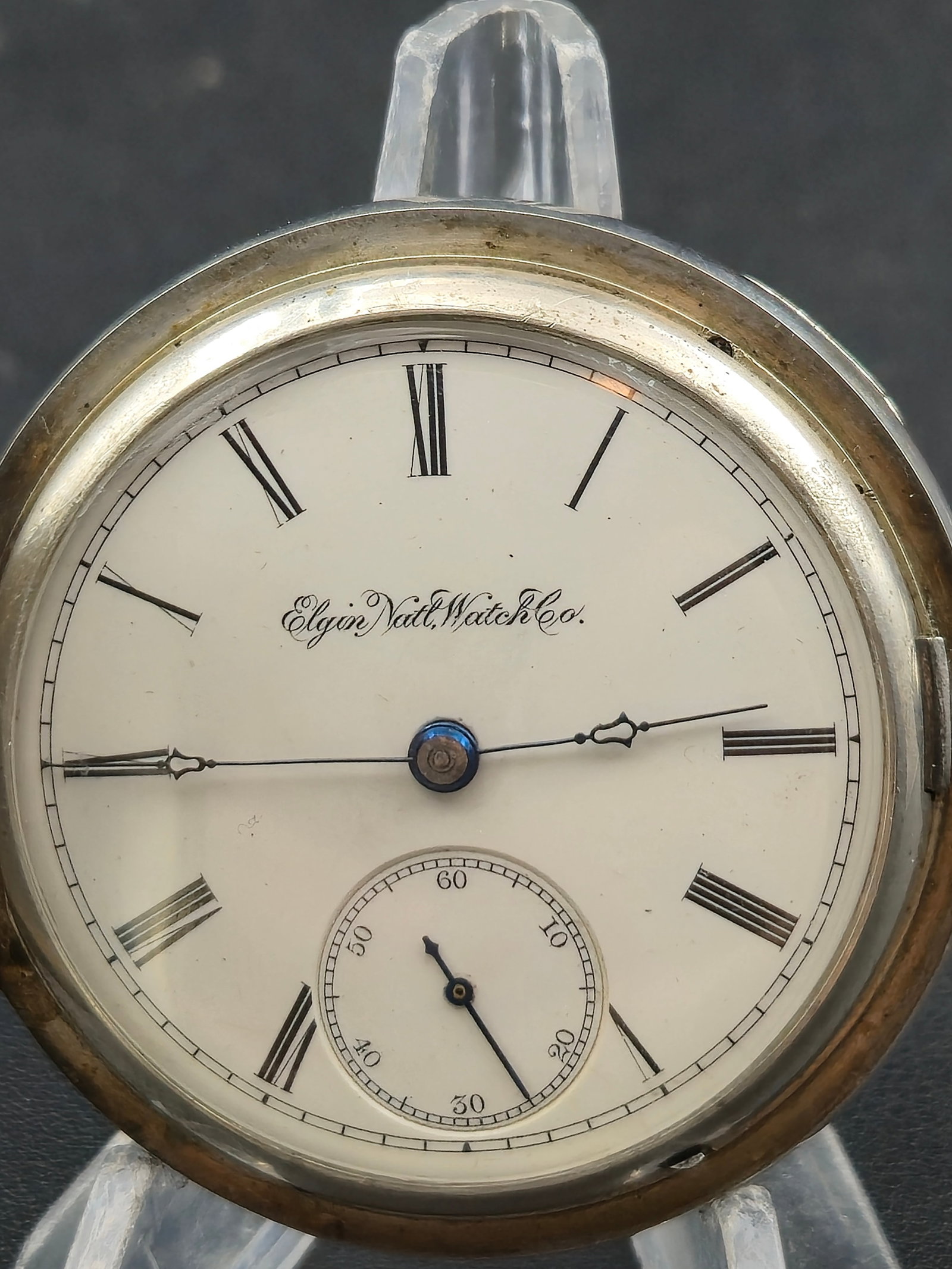 Elgin Grade 33 Model 2 1887 18s 15J Railroad Grade Coin Silver 3oz Hunter Pocket Watch Running (1 of 12)