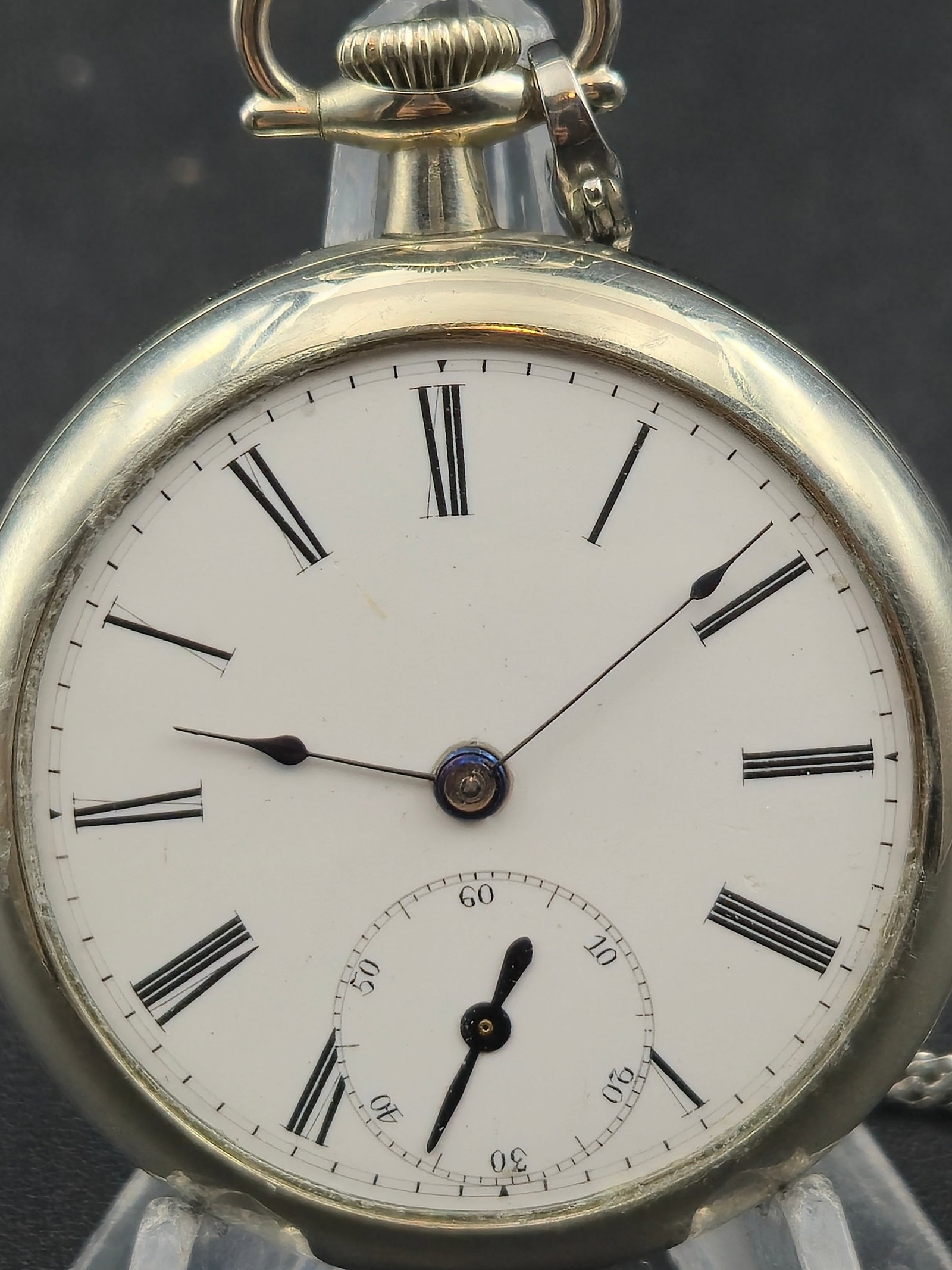 Hamilton Grade 924 1907 Pocket Watch Eleventh Hour Salesman Display Case Running (1 of 6)