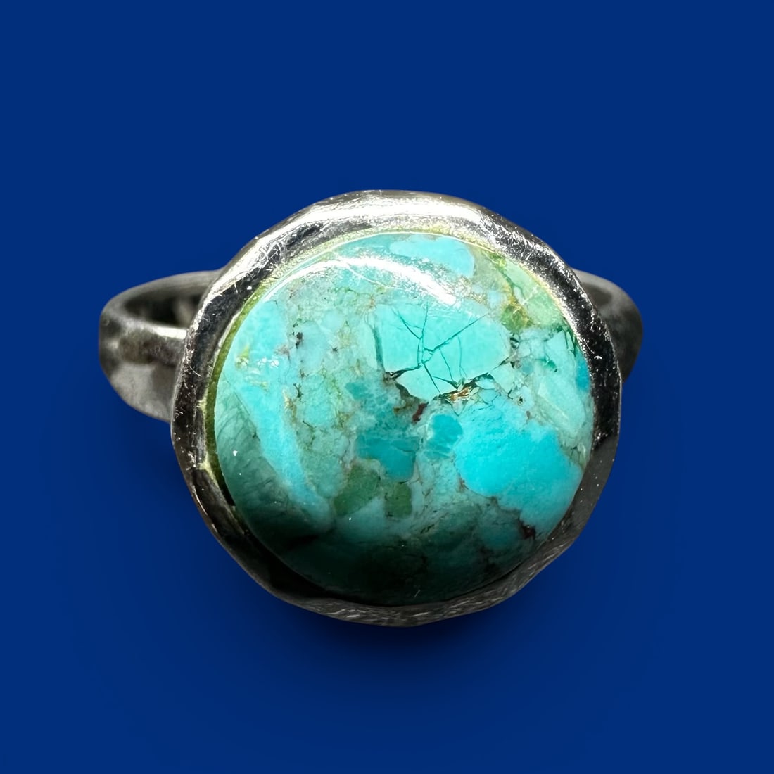 Sz7/3g 925 Sterling Silver Sonoran Gold Turquoise Ring: Sz7/3g 925 Sterling Silver Sonoran Gold Turquoise Ring:Brand/Model: Hallmarked “BBJ 925.”Manufacturer Location: Thailand.Year Produced: Unknown.Condition: Overall good condition with surface w