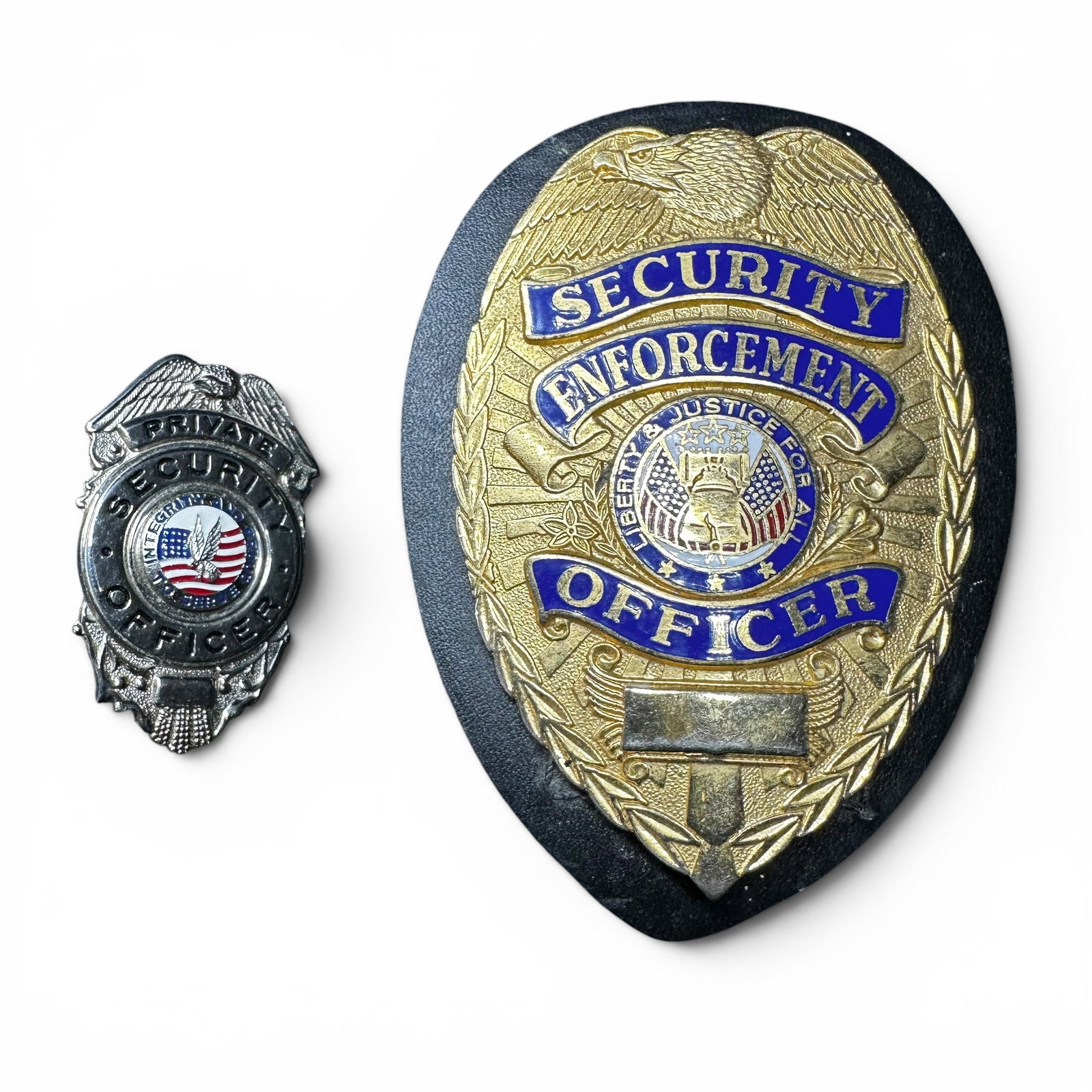 Vintage Security Officer Badge Lot (1 of 9)