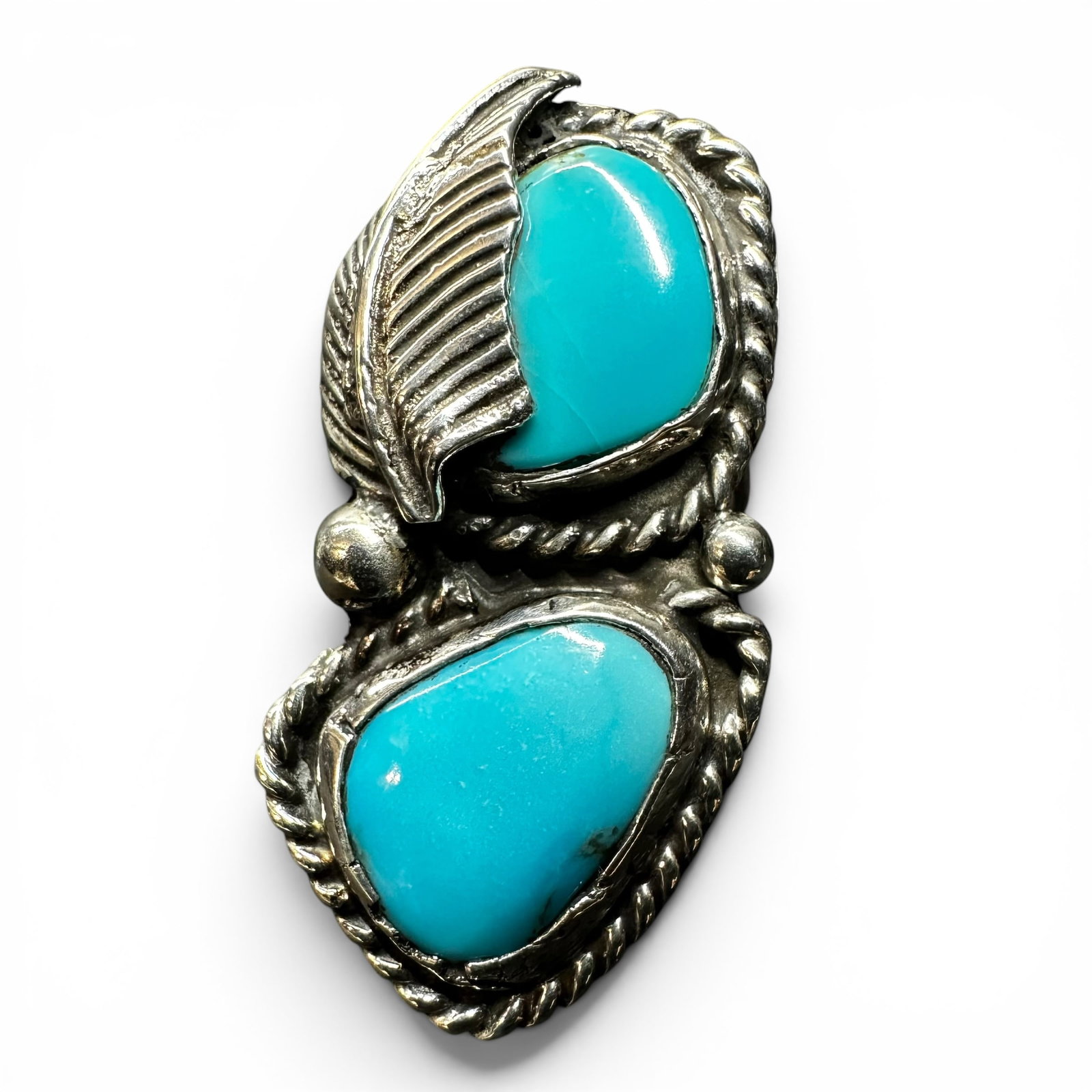 Sz5.75/10g Native American Kingman Turquoise Ring (1 of 8)