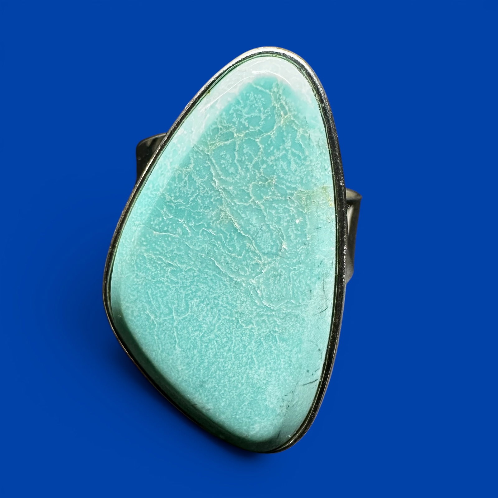 Sz7.5/9g 925 Desert Rose Trading Sterling Silver Variscite Ring: Sz7.5/9g 925 Desert Rose Trading Sterling Silver Variscite Ring:Brand/Model: Hallmarked “DTR CHINA 925.” Desert Rose Trading. Jay King jewelry line. Manufacturer Location: China.Year Produced: