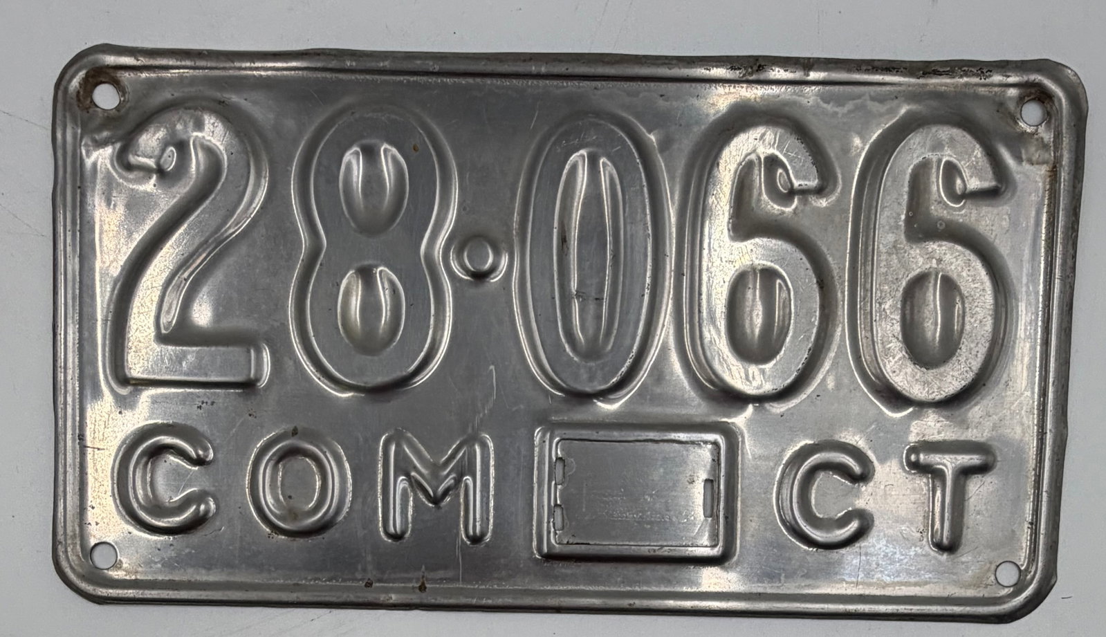 1950 Connecticut Combination License Plate 28-066 (1 of 4)