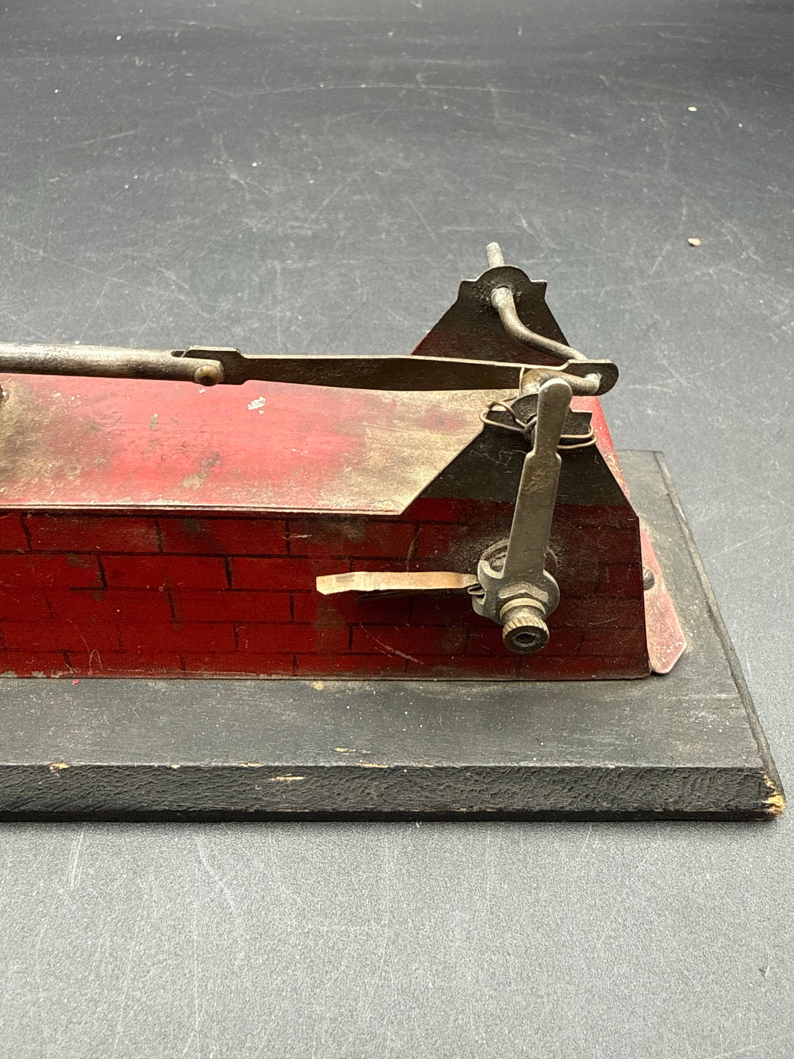 Antique Tin Steam Engine Model - 3